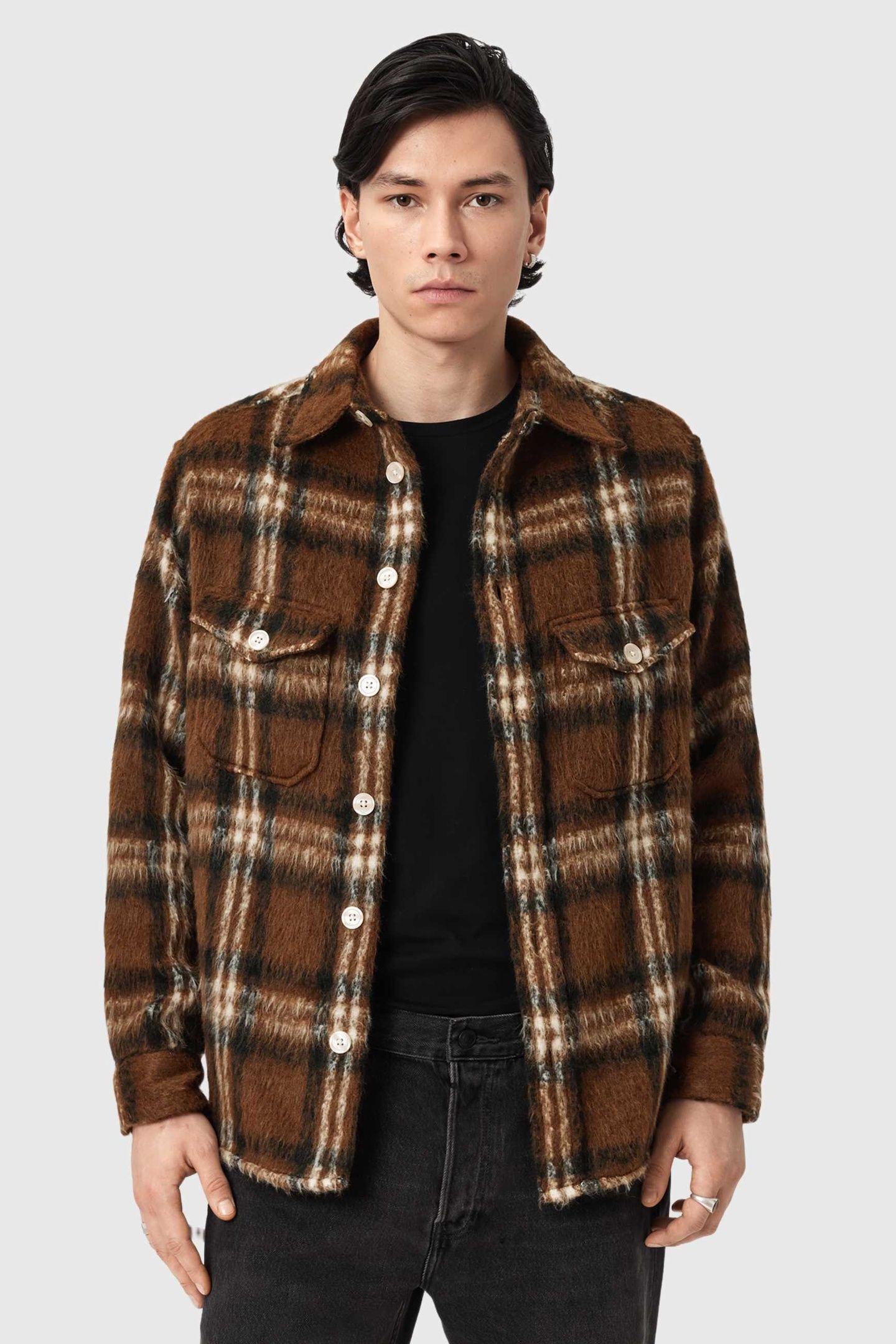 ROYODO LS SHIRT BROWN 4