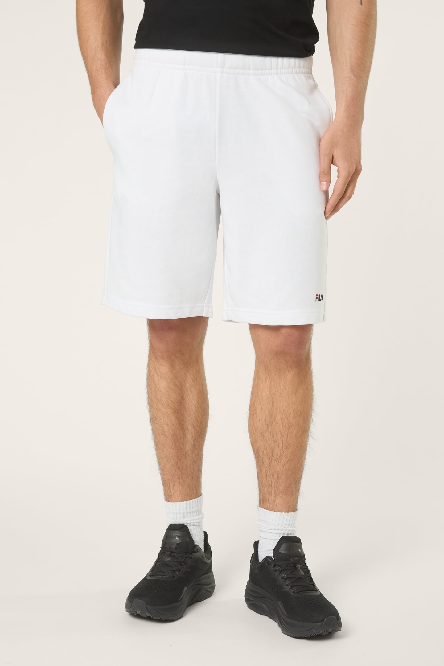 LUSCIANO SWEAT SHORTS BRIGHT WHITE 1