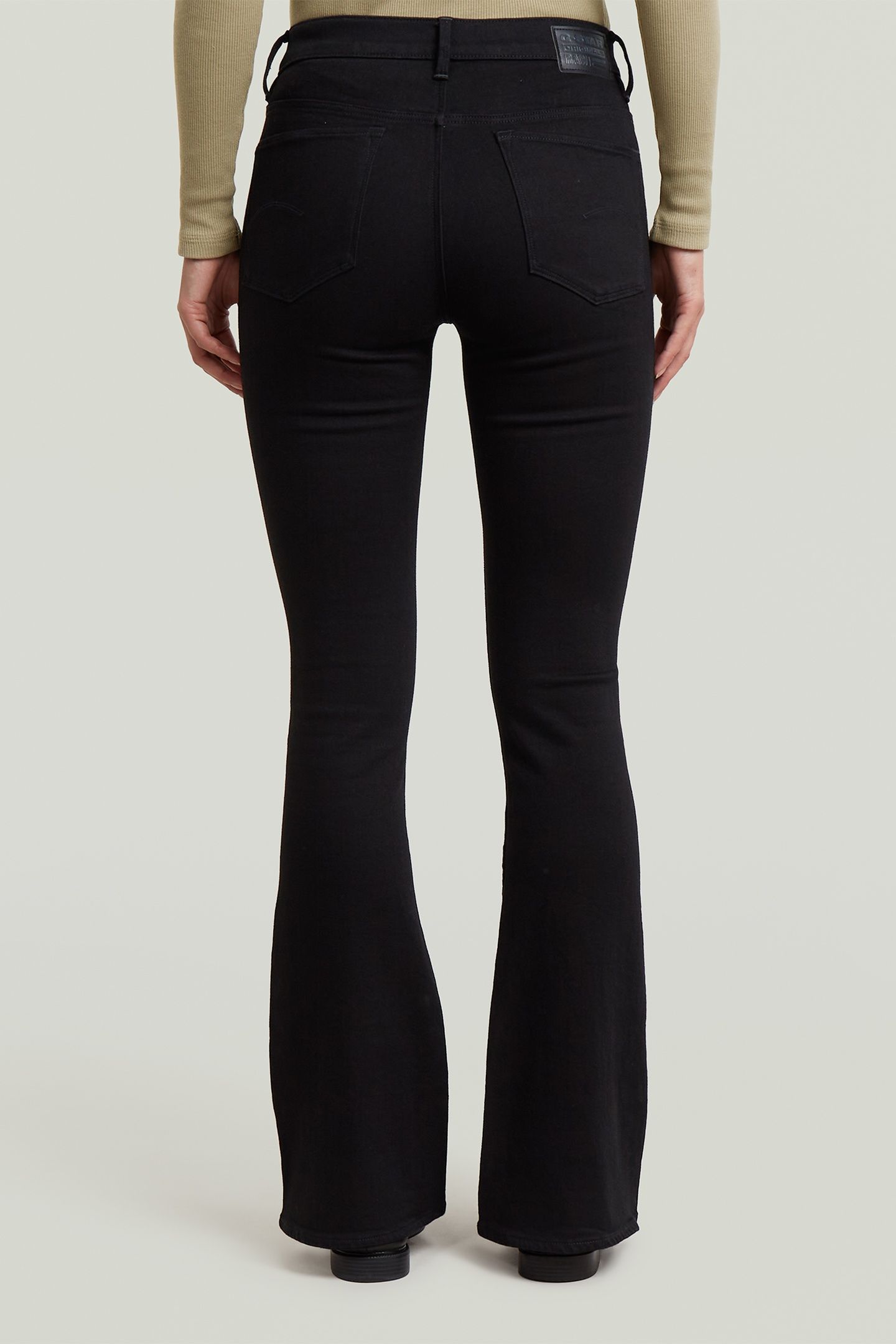 3301 FLARE  JEANS BLACK 2
