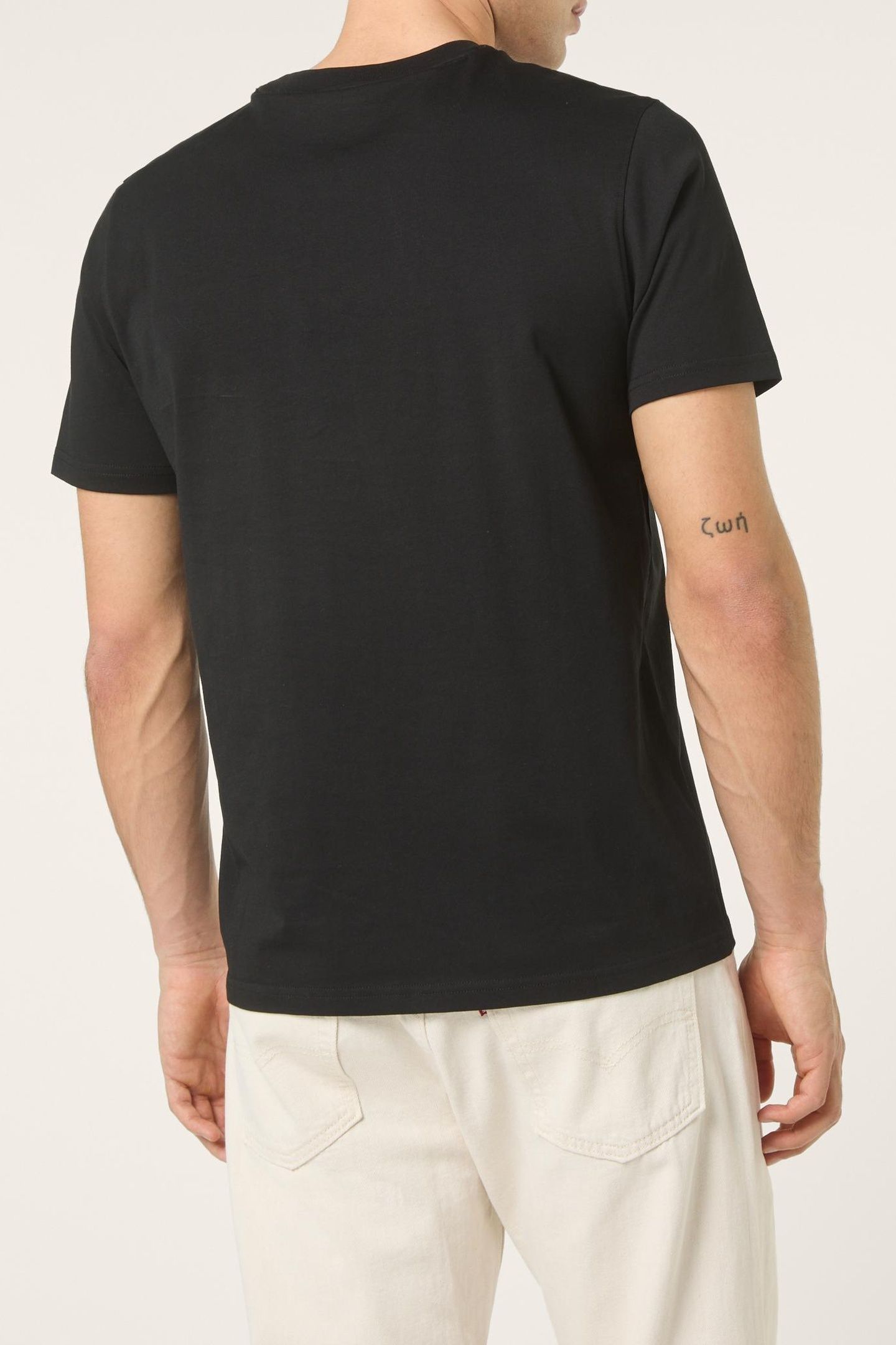 DIECIMO REGULAR HERITAGE TAPE T-SHIRT BLACK 3