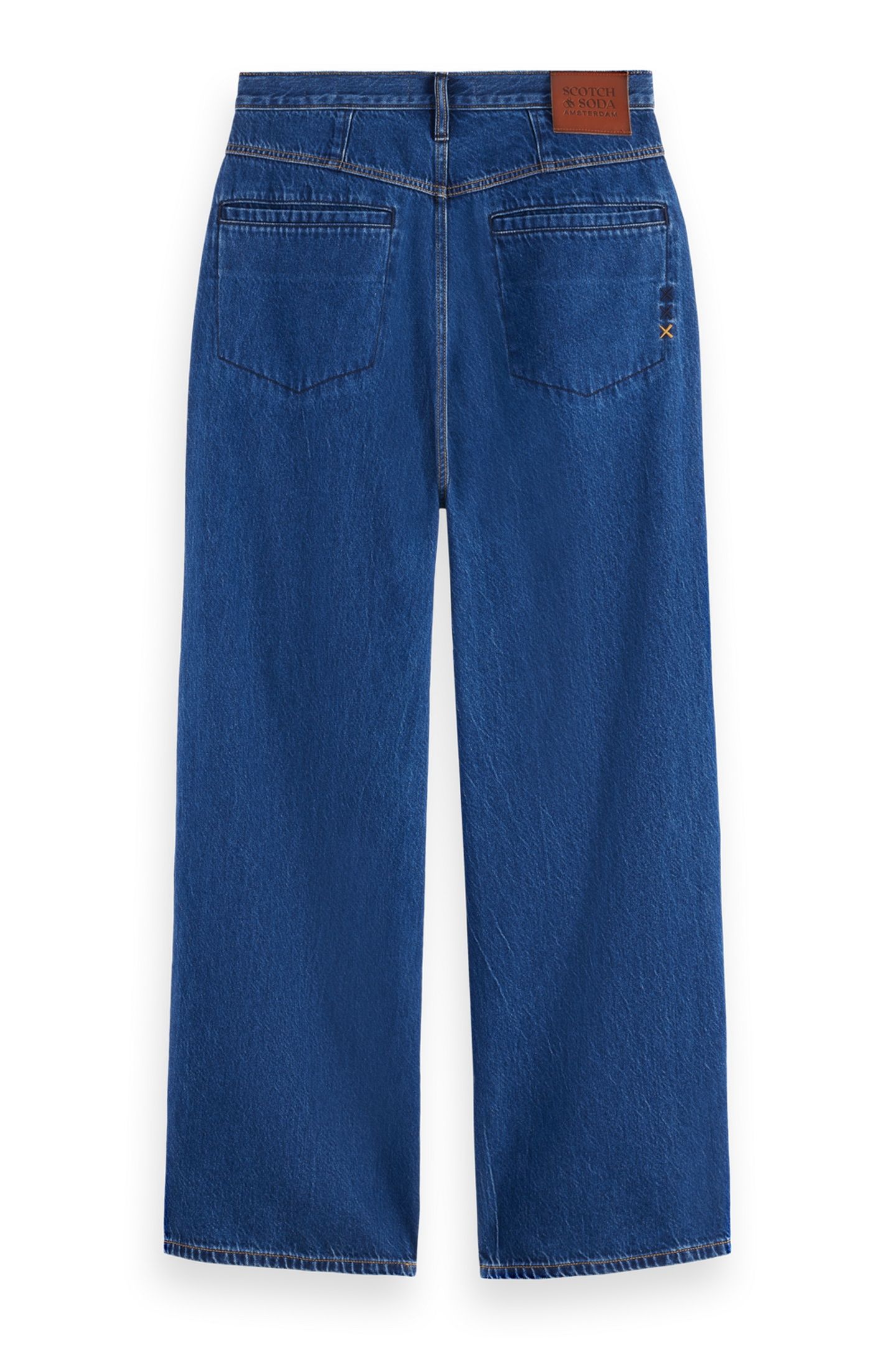 SEASONAL SUPER LOOSE PLEAT FRONT JEANS — FOREVER BLUE FOREVE 6