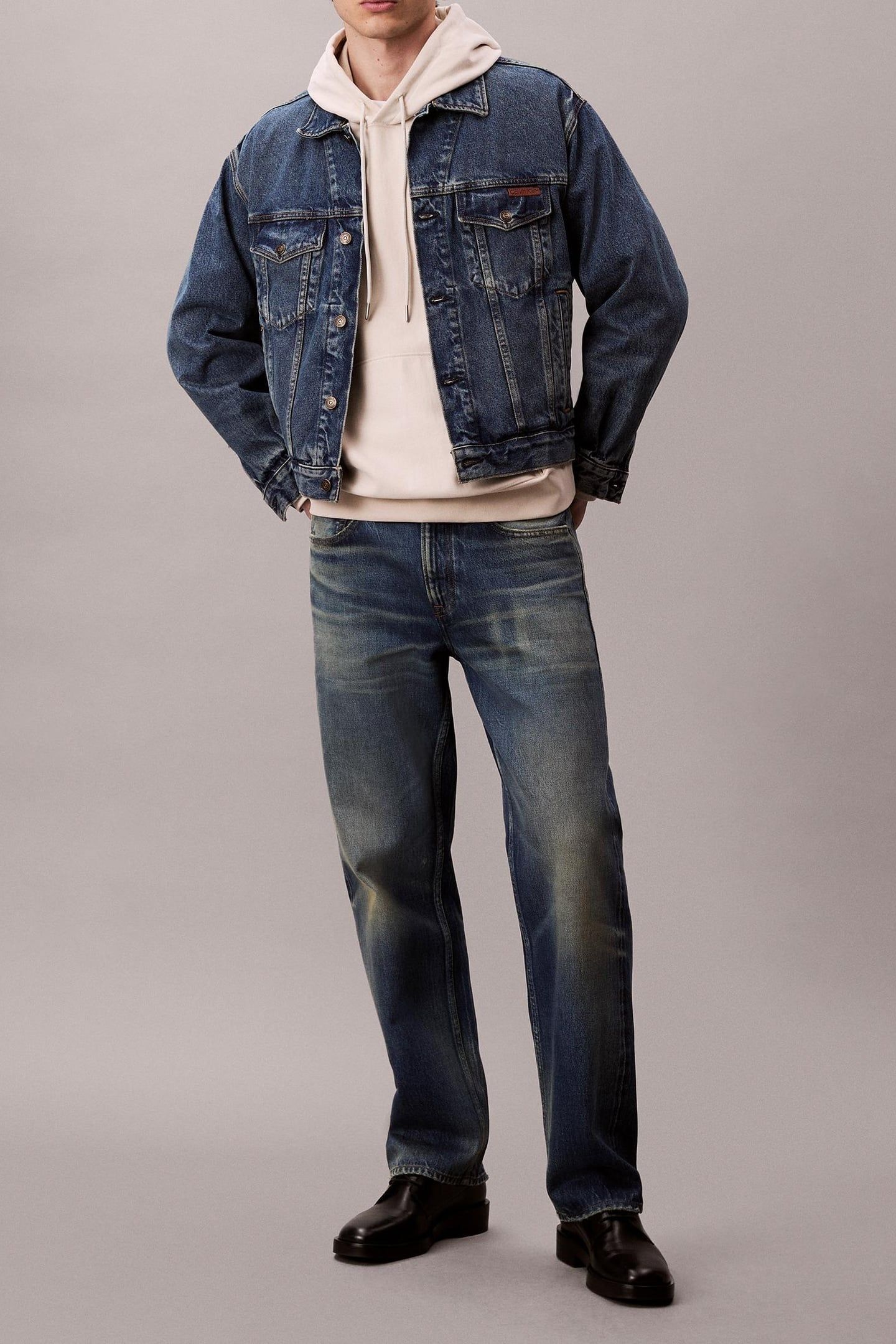 PREMIUM TERRY MONOGRAM SWEATSHIRT CHALK 2