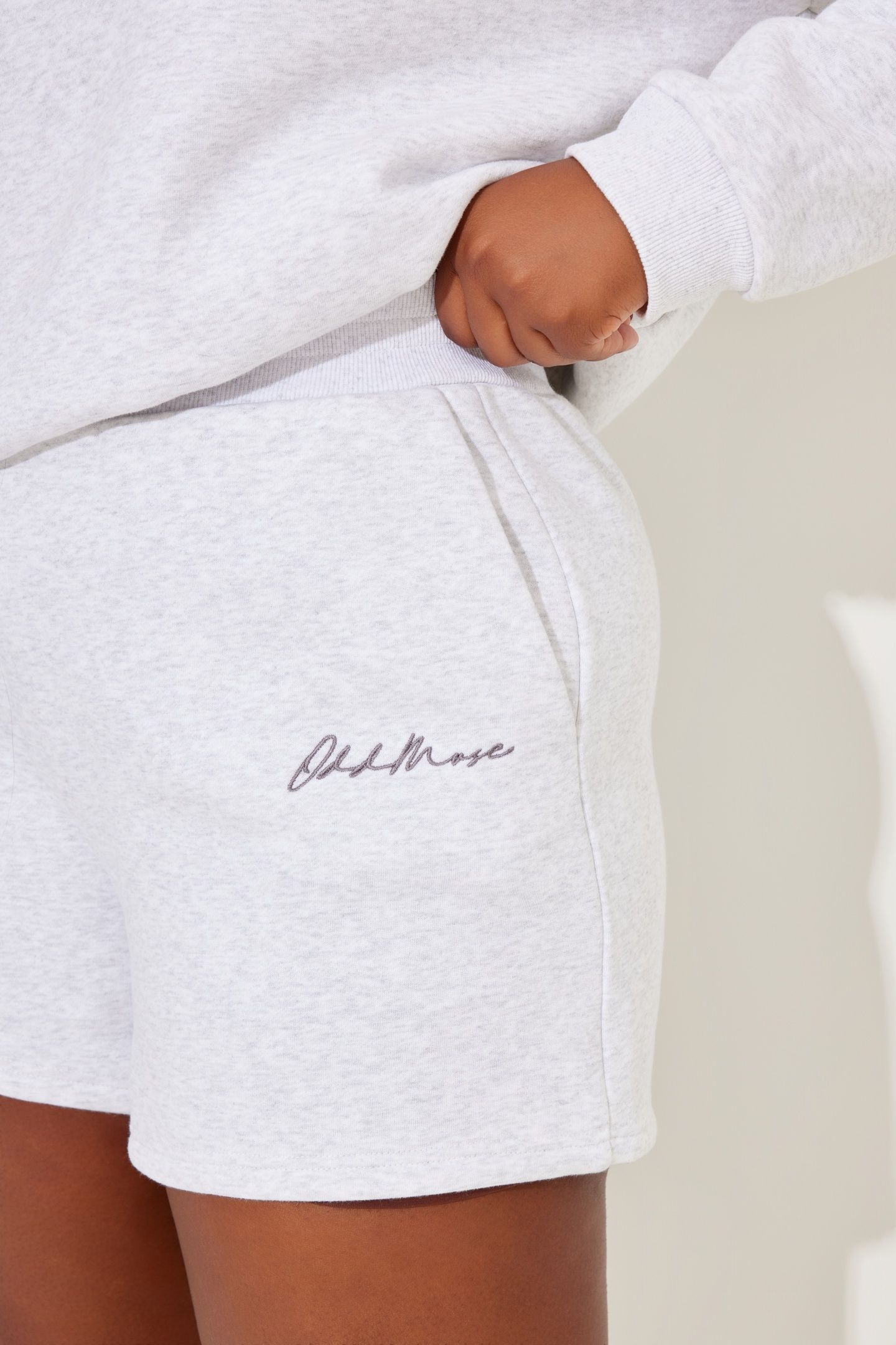 COTTON SWEAT SHORTS GREY 4