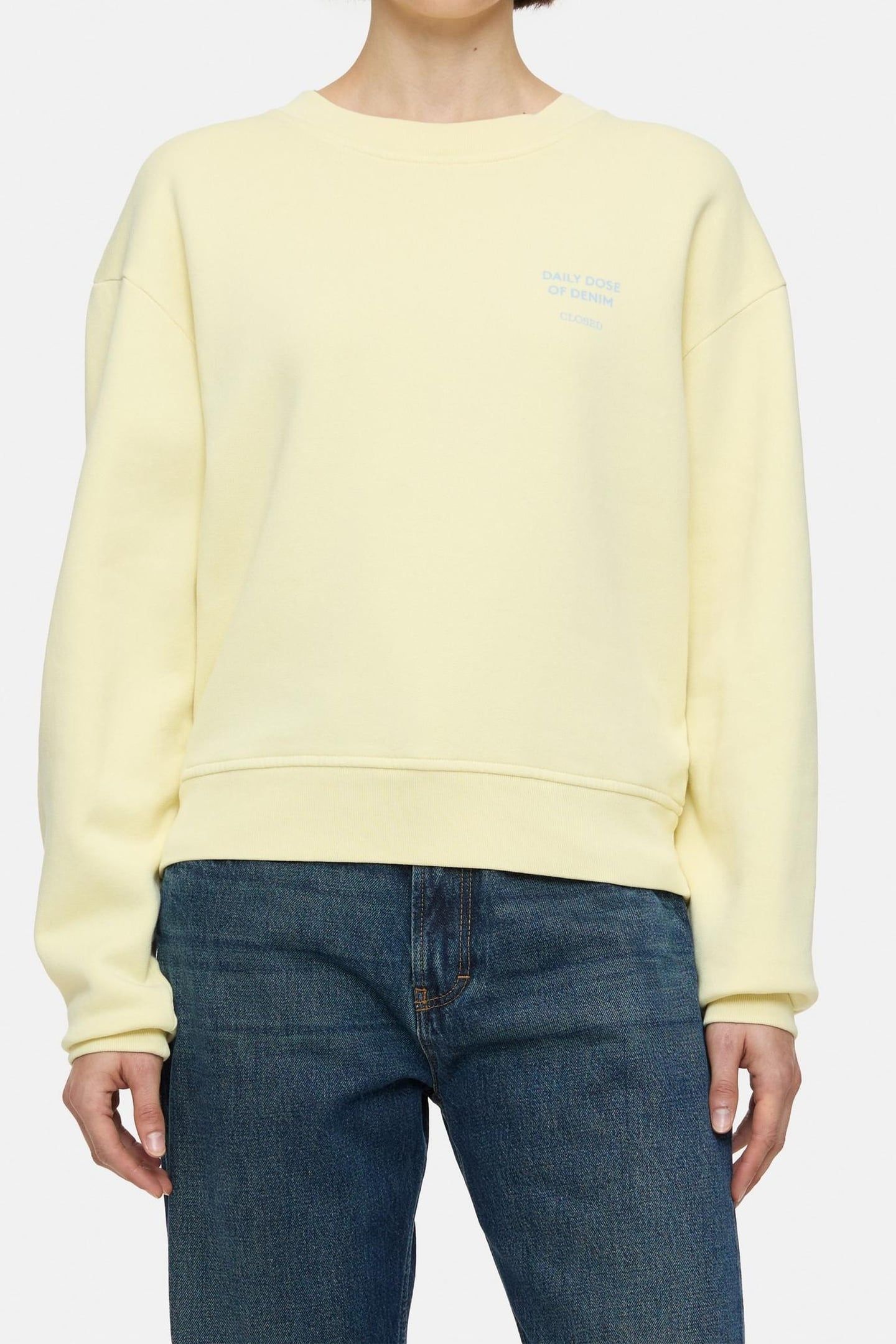 PRINTED CREWNECK VANILLA BEIGE 1