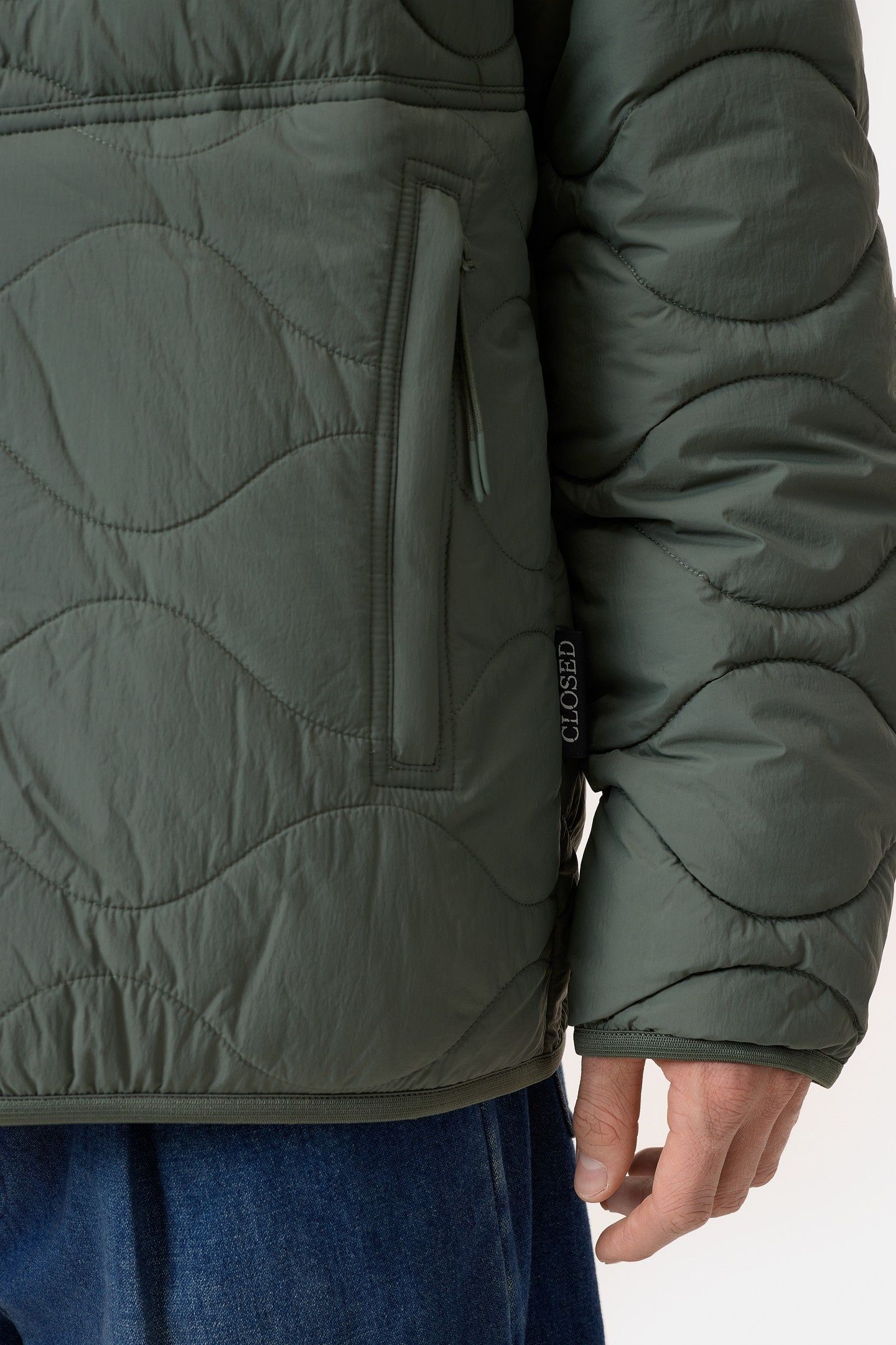 QUILTED JACKET OLIVE GREEN 6