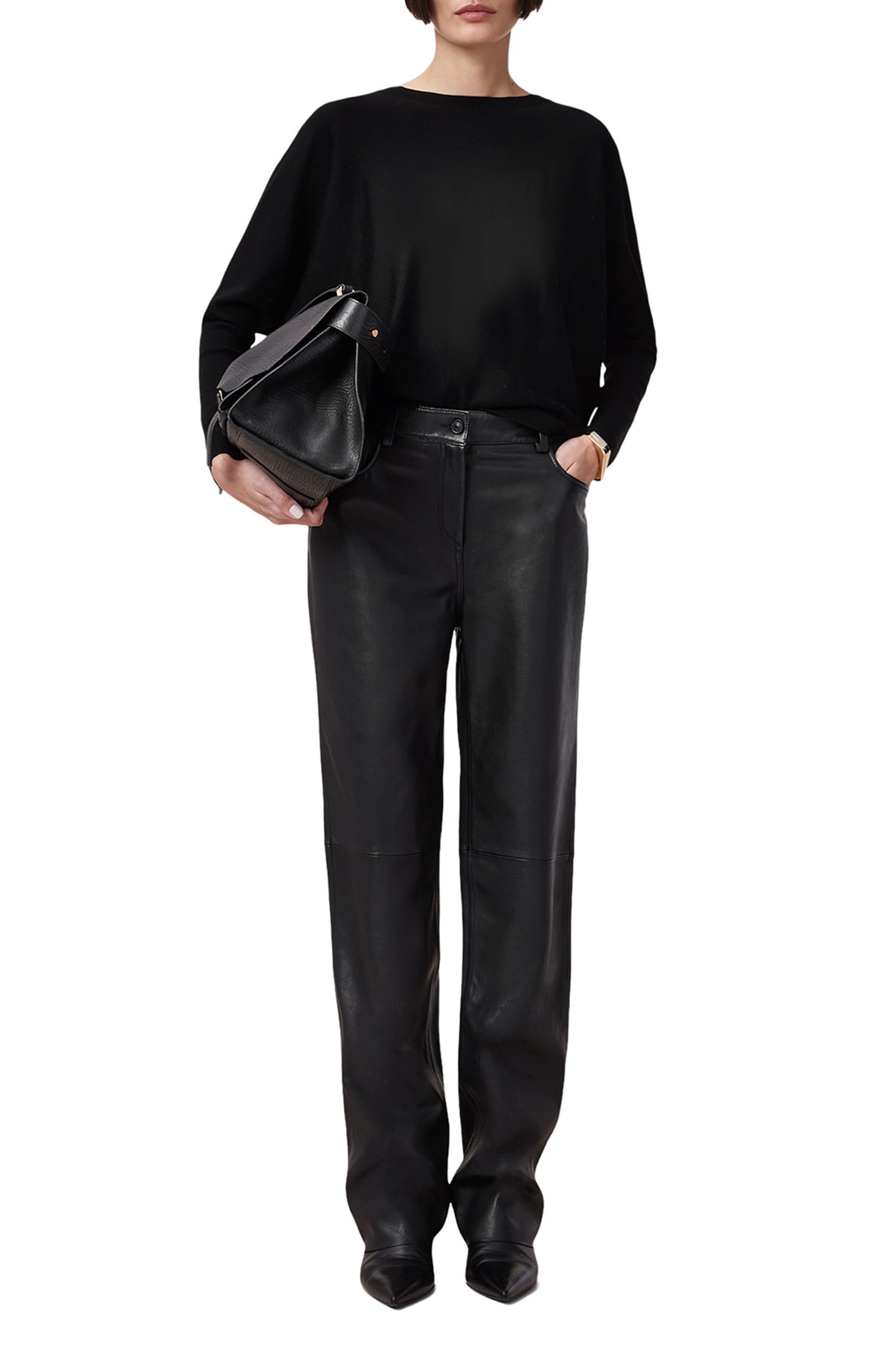 JULIEANA WRAP JUMPER BLACK 4