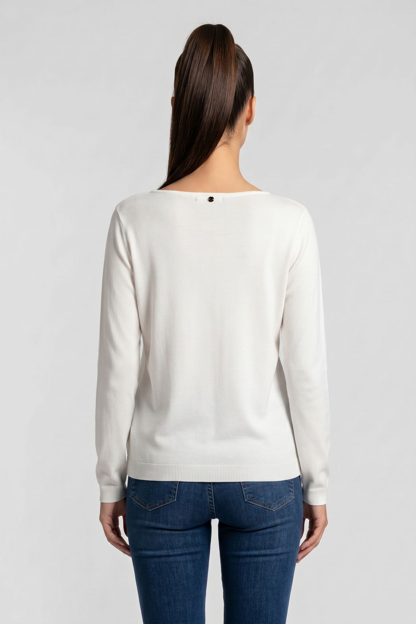 BOAT NECK SEAMLESS PEARL WHITE 2