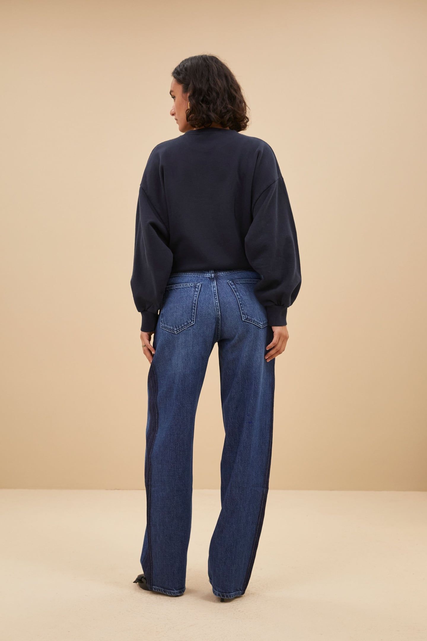 TWO TONE PANTS DENIM 4
