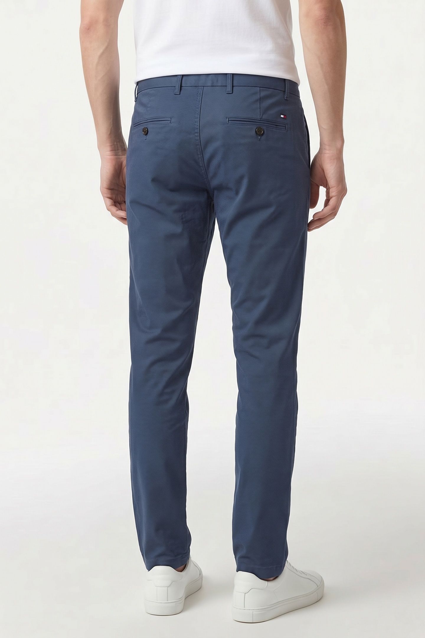 BLEECKER PRINTED STRAIGHT CHINO AEGEAN SEA 2
