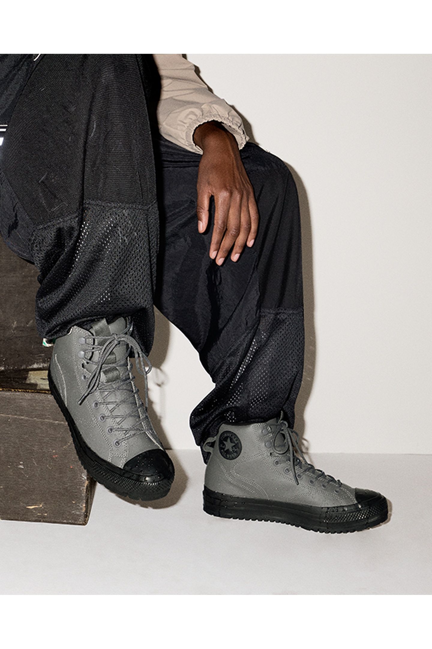 UNISEX CTAS HIKER BOOT HI SHARKSKIN/SHARKSKIN 8