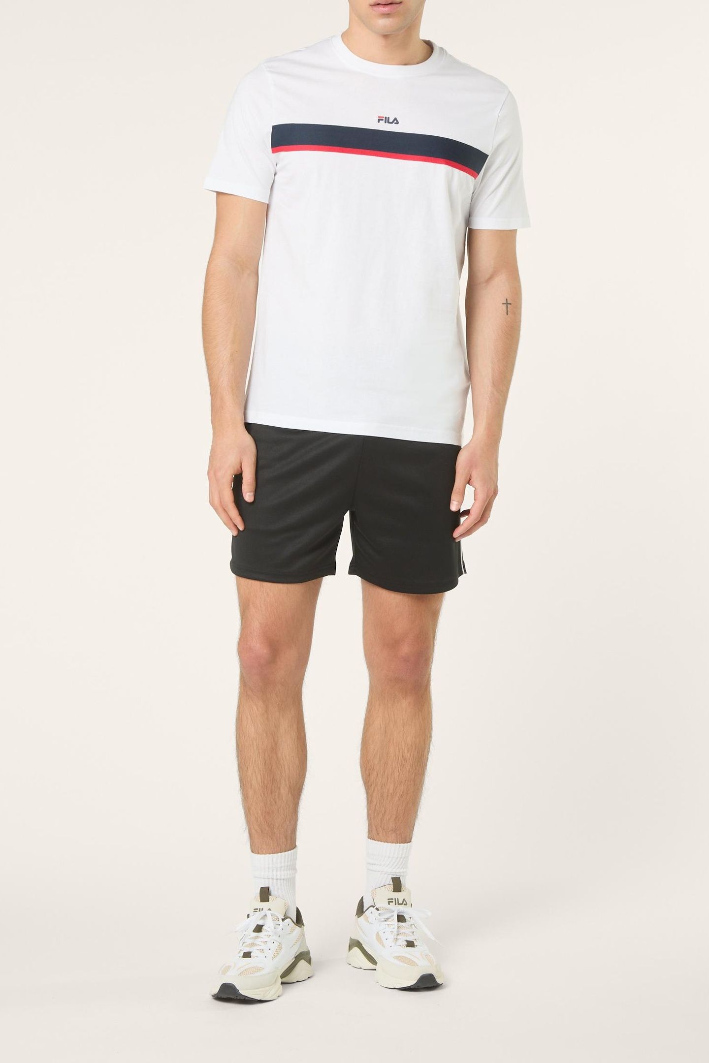SAGANO REGULAR TAPED T-SHIRT BRIGHT WHITE 2