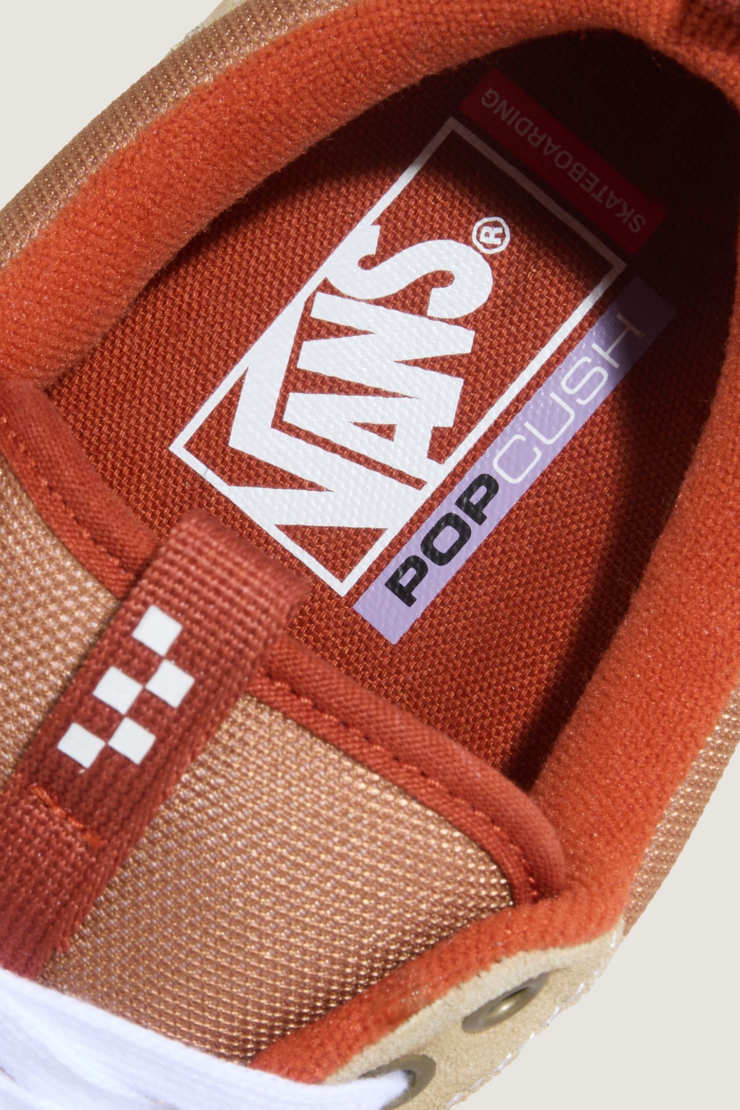 UNISEX SKATE OLD SKOOL 36 + KHAKI/BURNT ORANGE 9