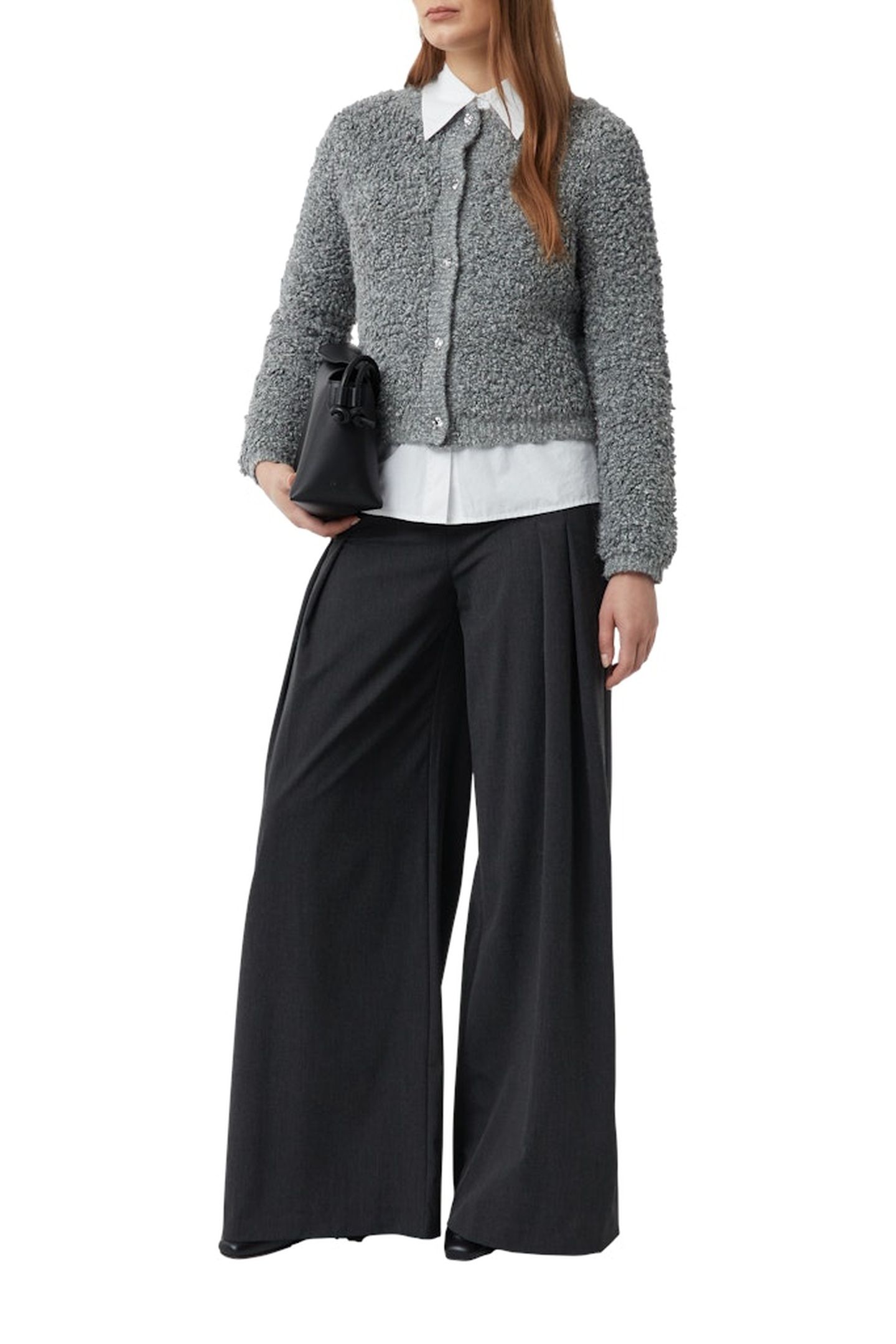 CARDIGAN GREY/BLACK 2