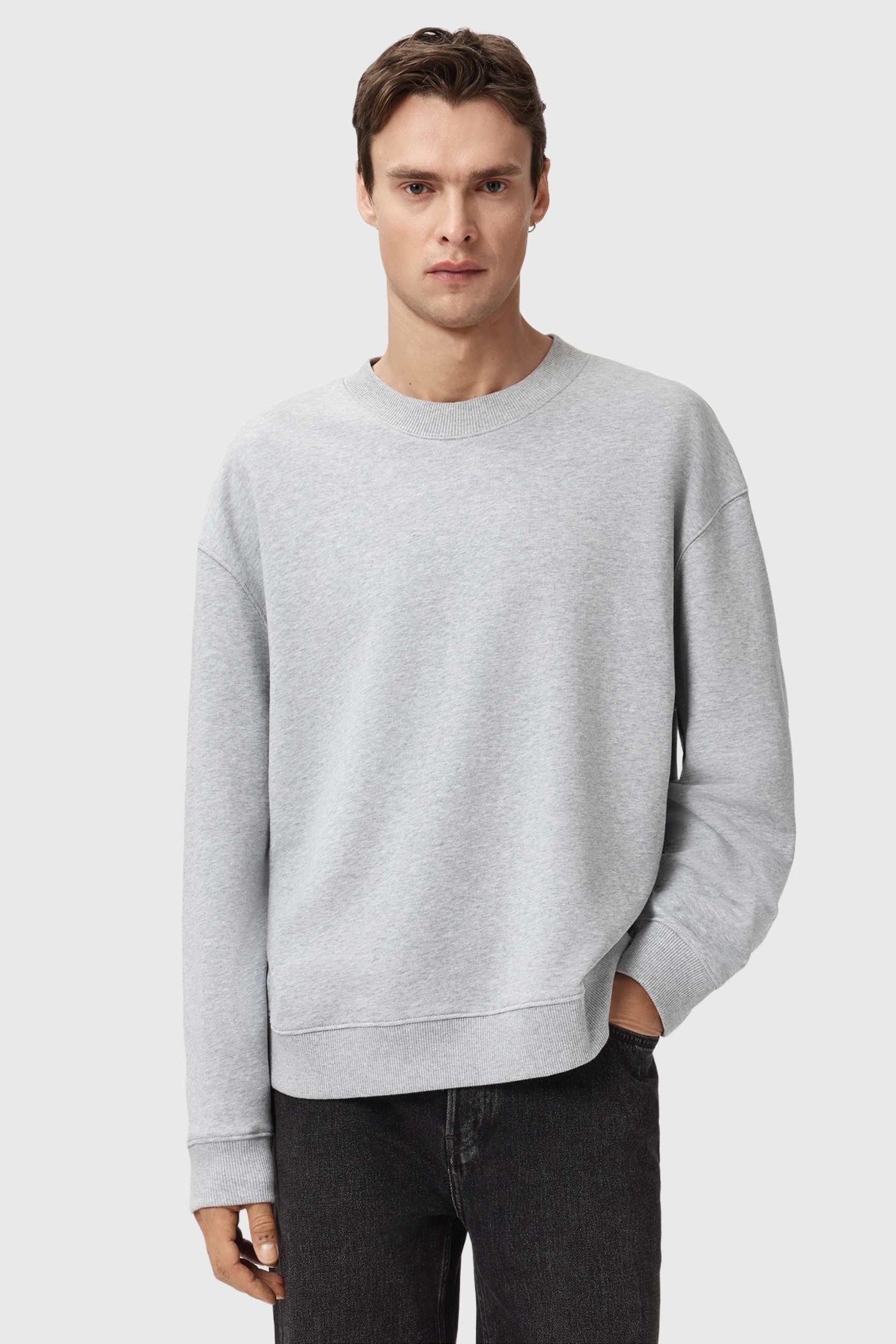 MILO CREW LIGHT GREY MARL 4