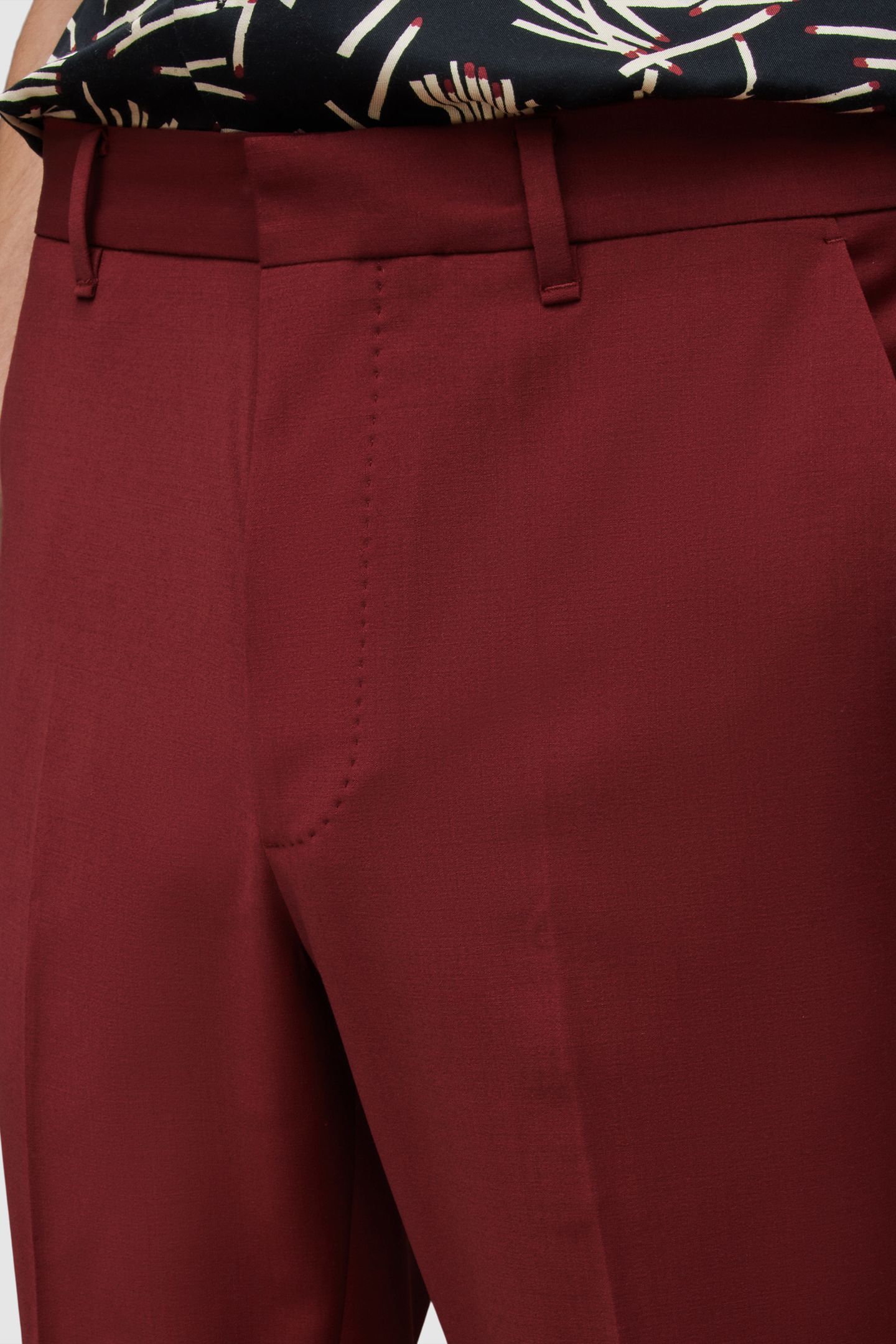RAIDES TROUSER DULLED RED 8
