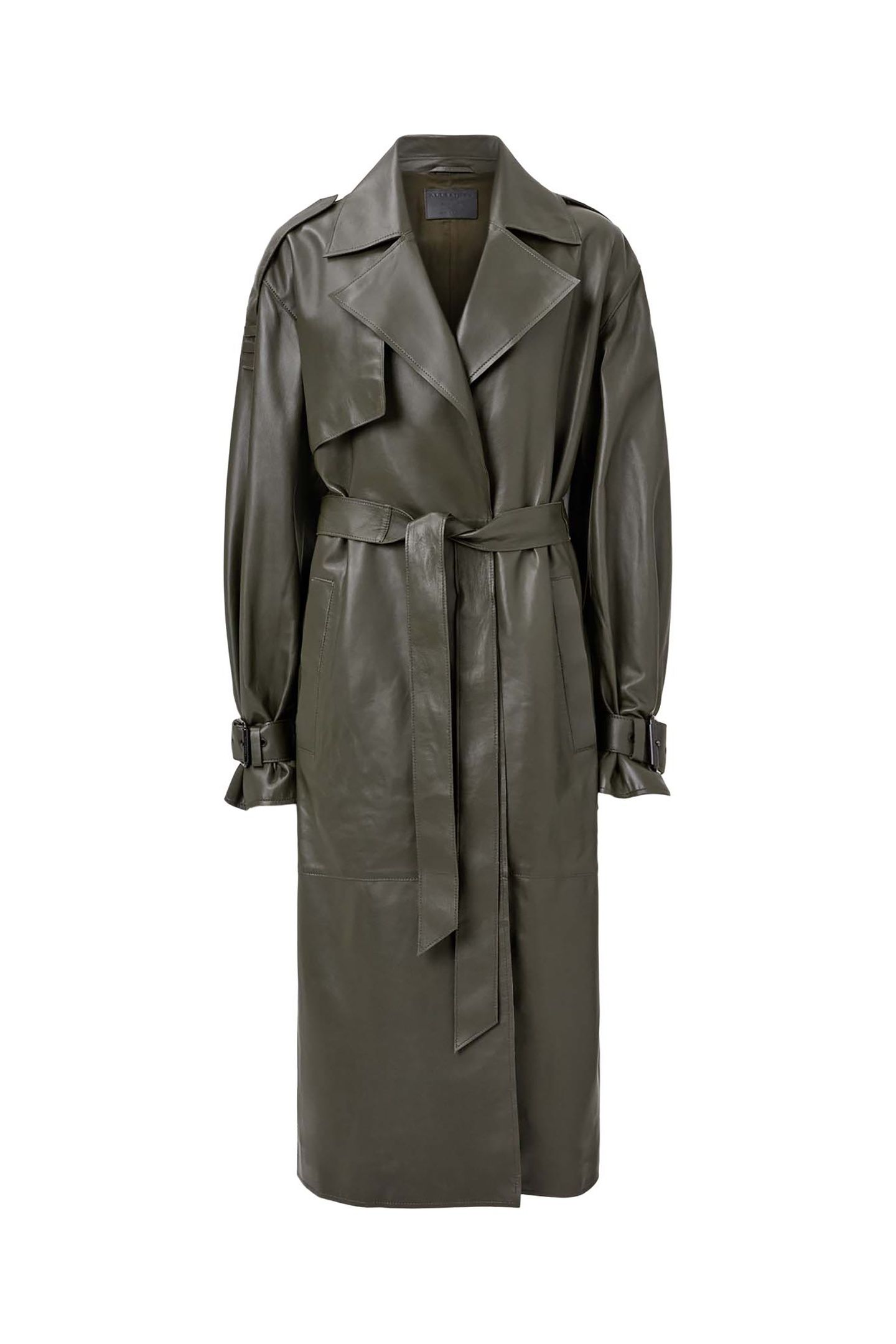 INEZ TRENCH KHAKI GREEN 7