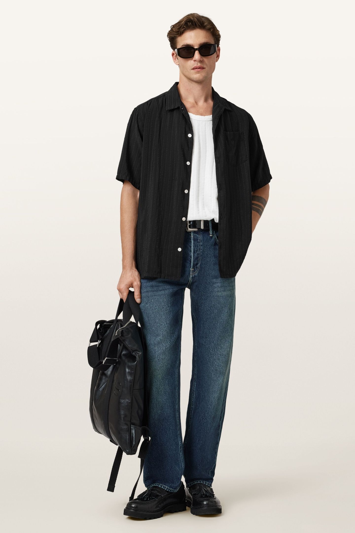 PERRY SS SHIRT BLACK 2