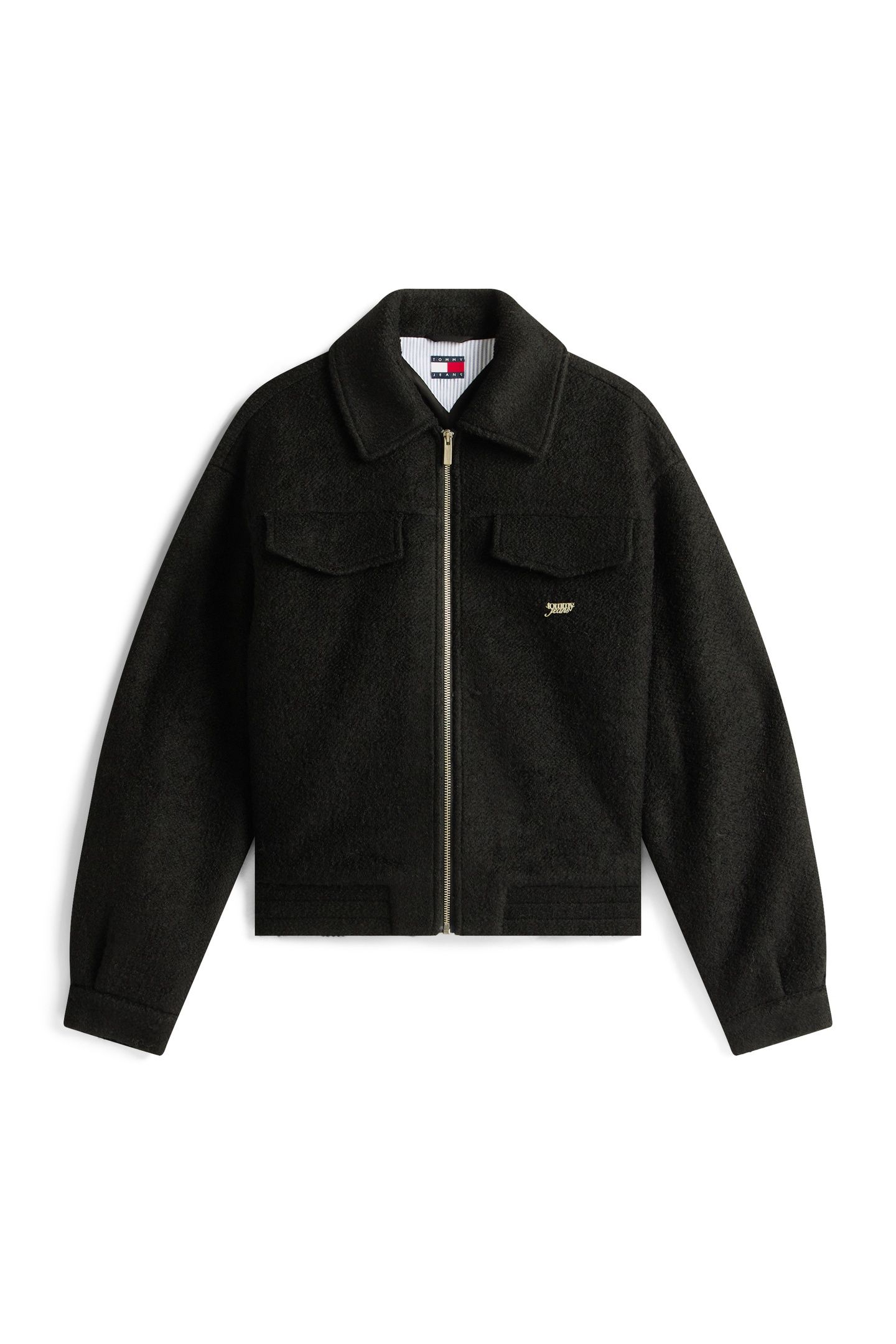 OVS WOOL ZIP JACKET BLACK 4