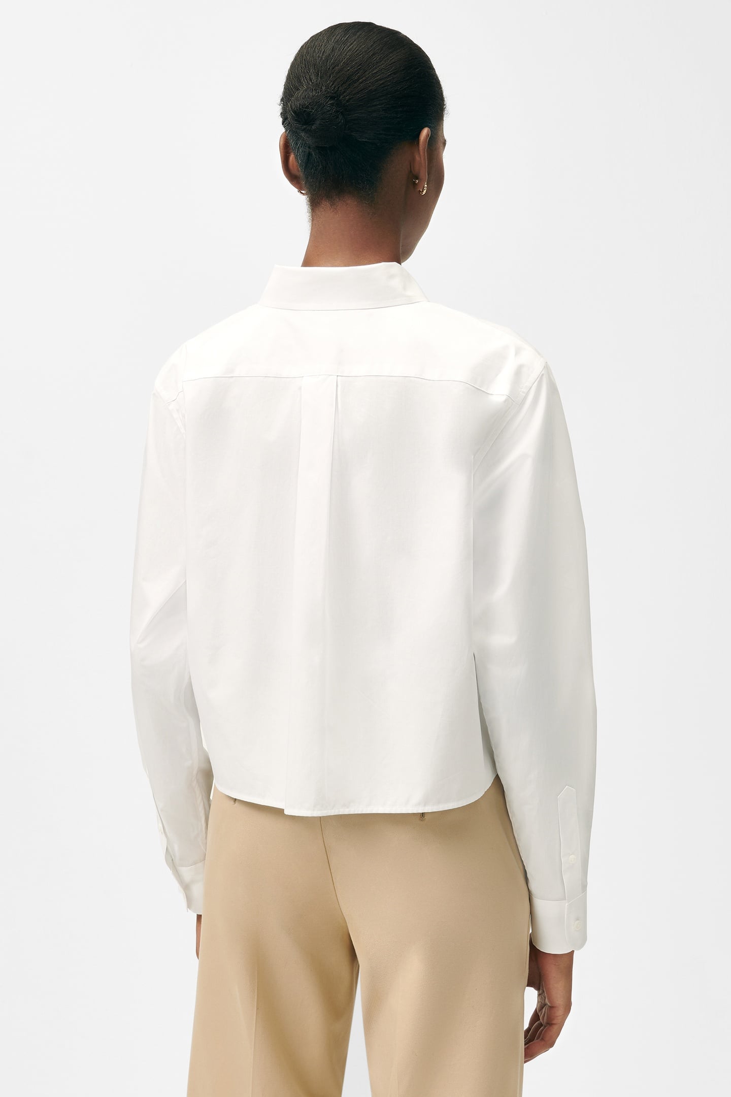 COTTON POPLIN SHIRT WHITE 2