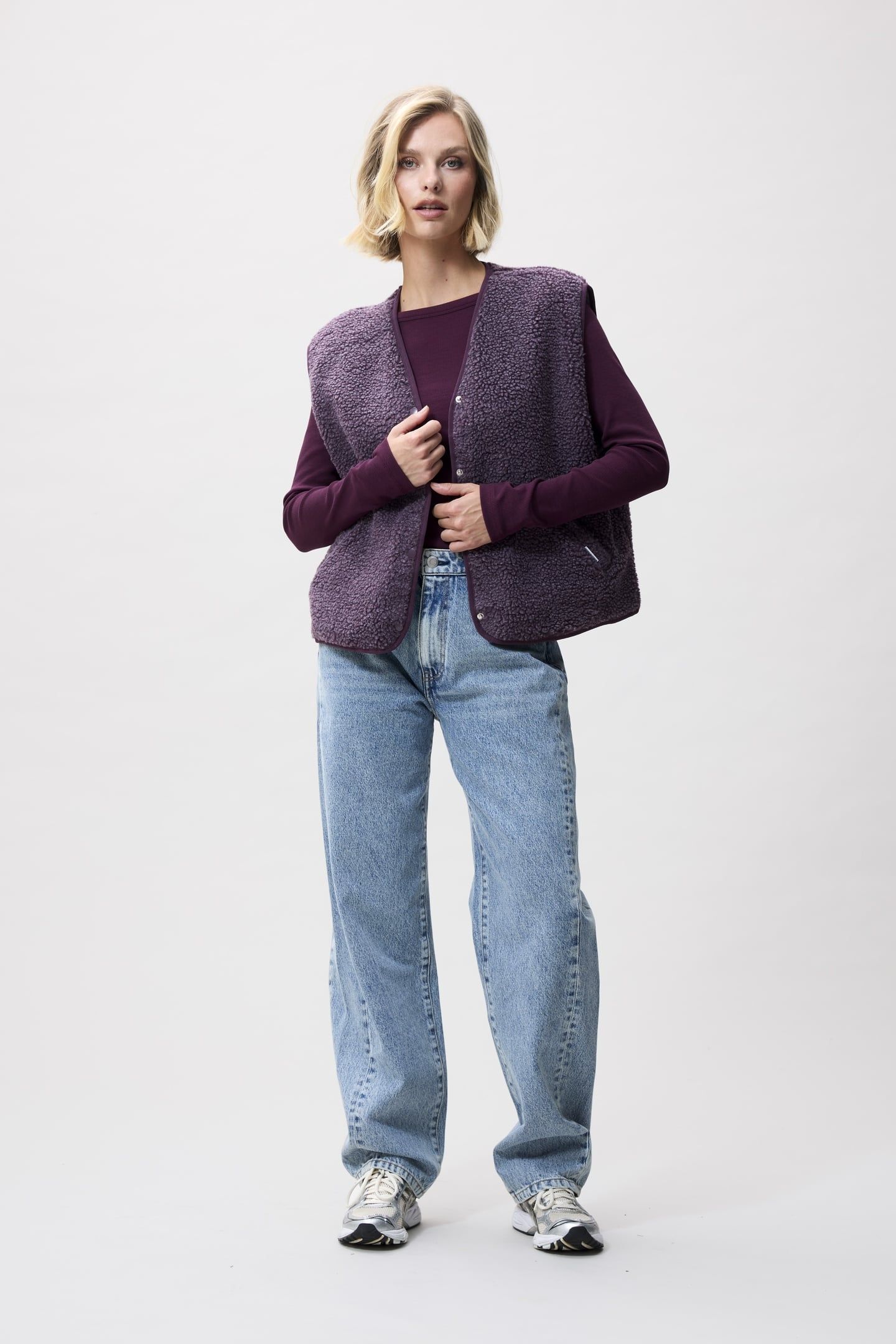 TEDDY BODYWARMER PLUM TRUFFLE 1
