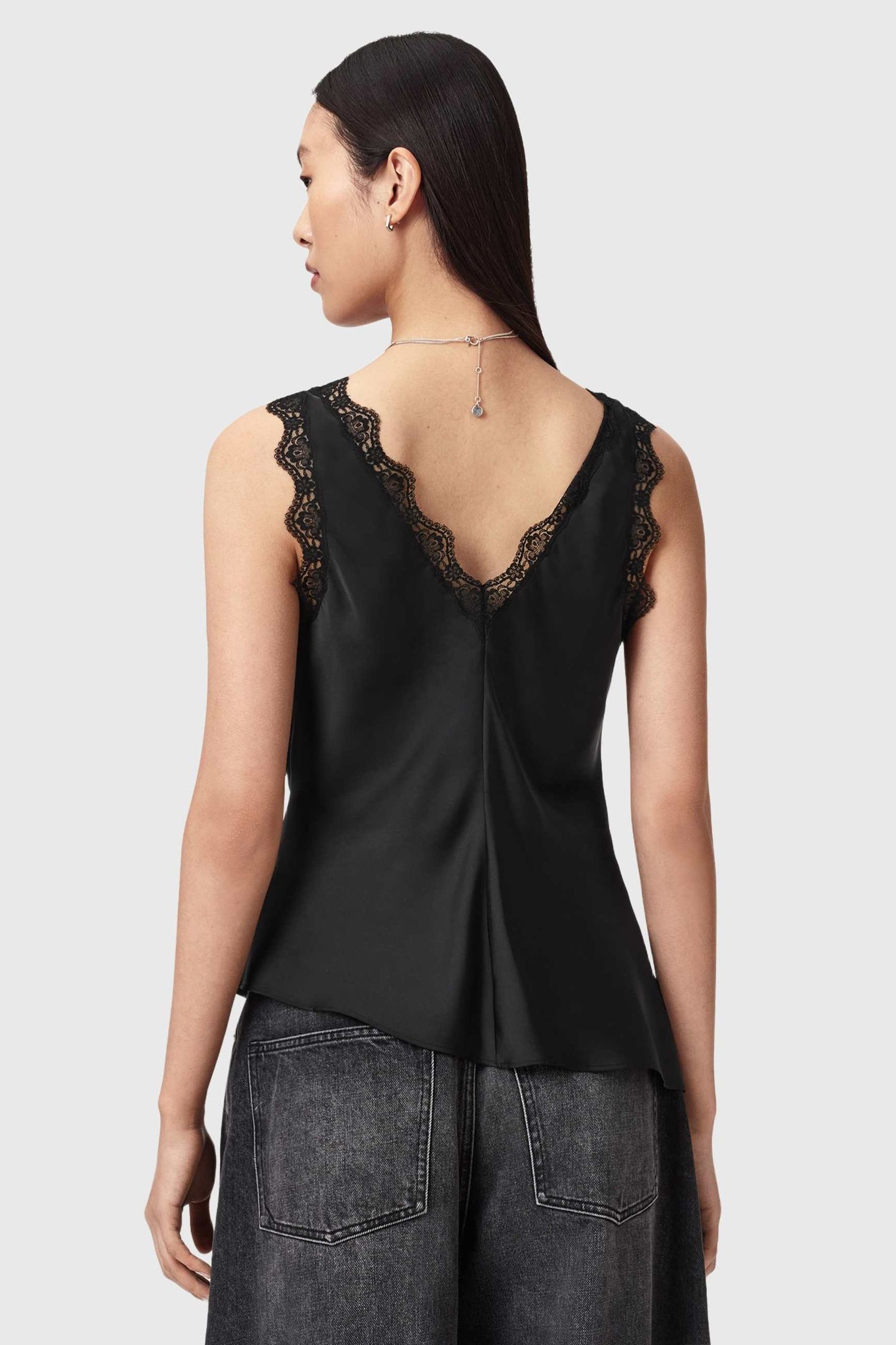 ILKA LACE CAMI BLACK 6