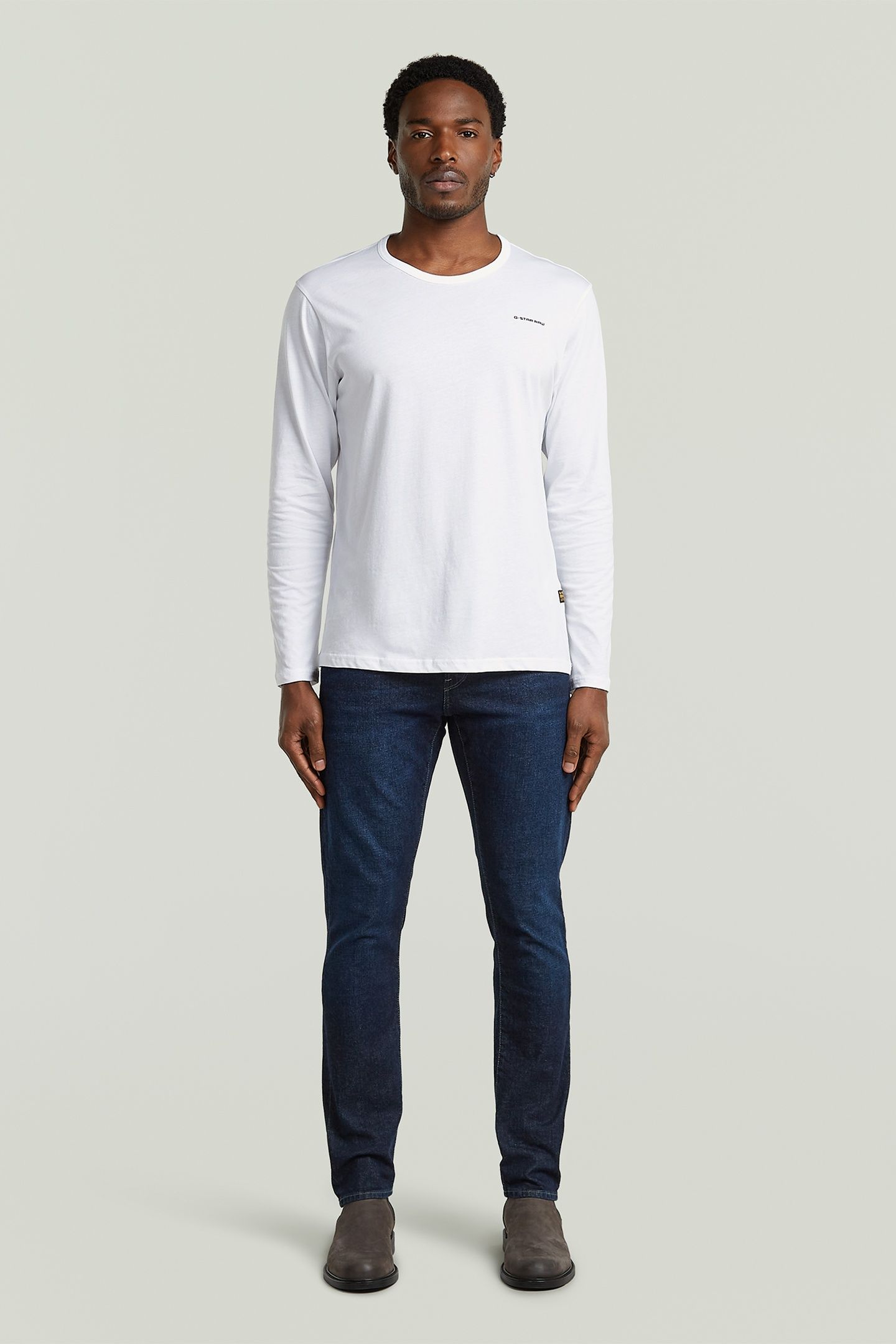 3301 SLIM JEANS DARK BLUE 3