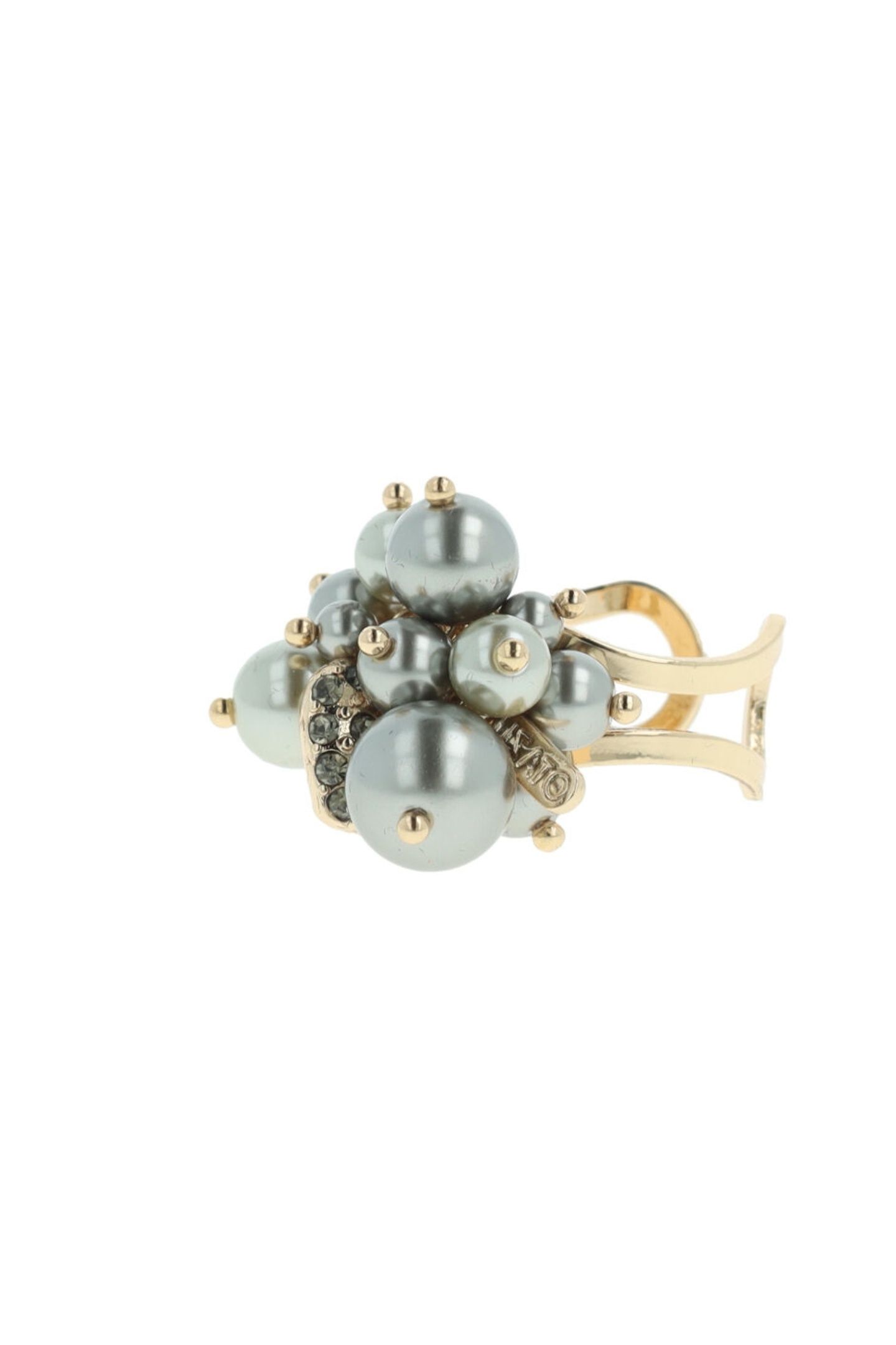 ULTIMATE PEARL RING GREY 2