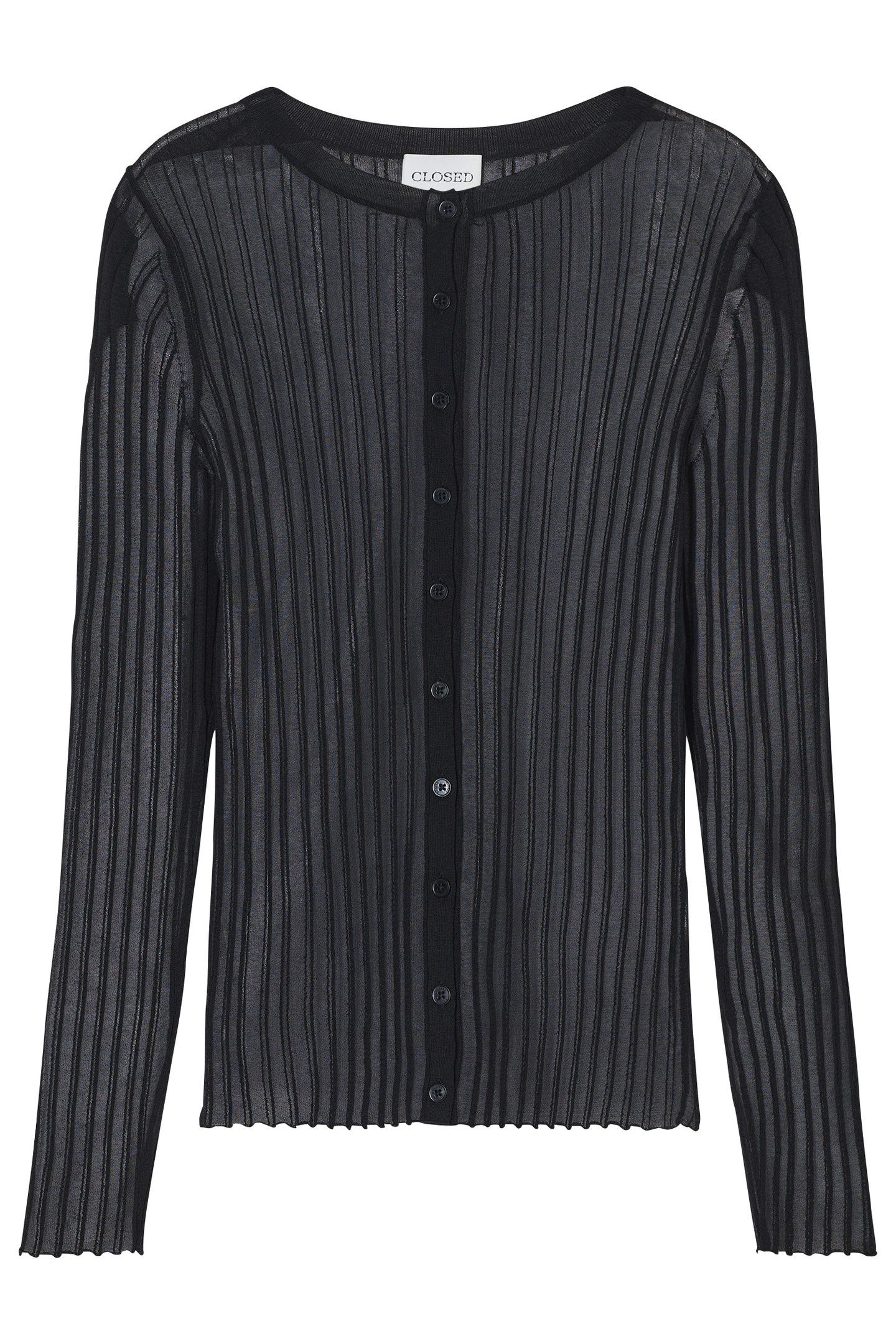 CARDIGAN LONG SLEEVE BLACK 4