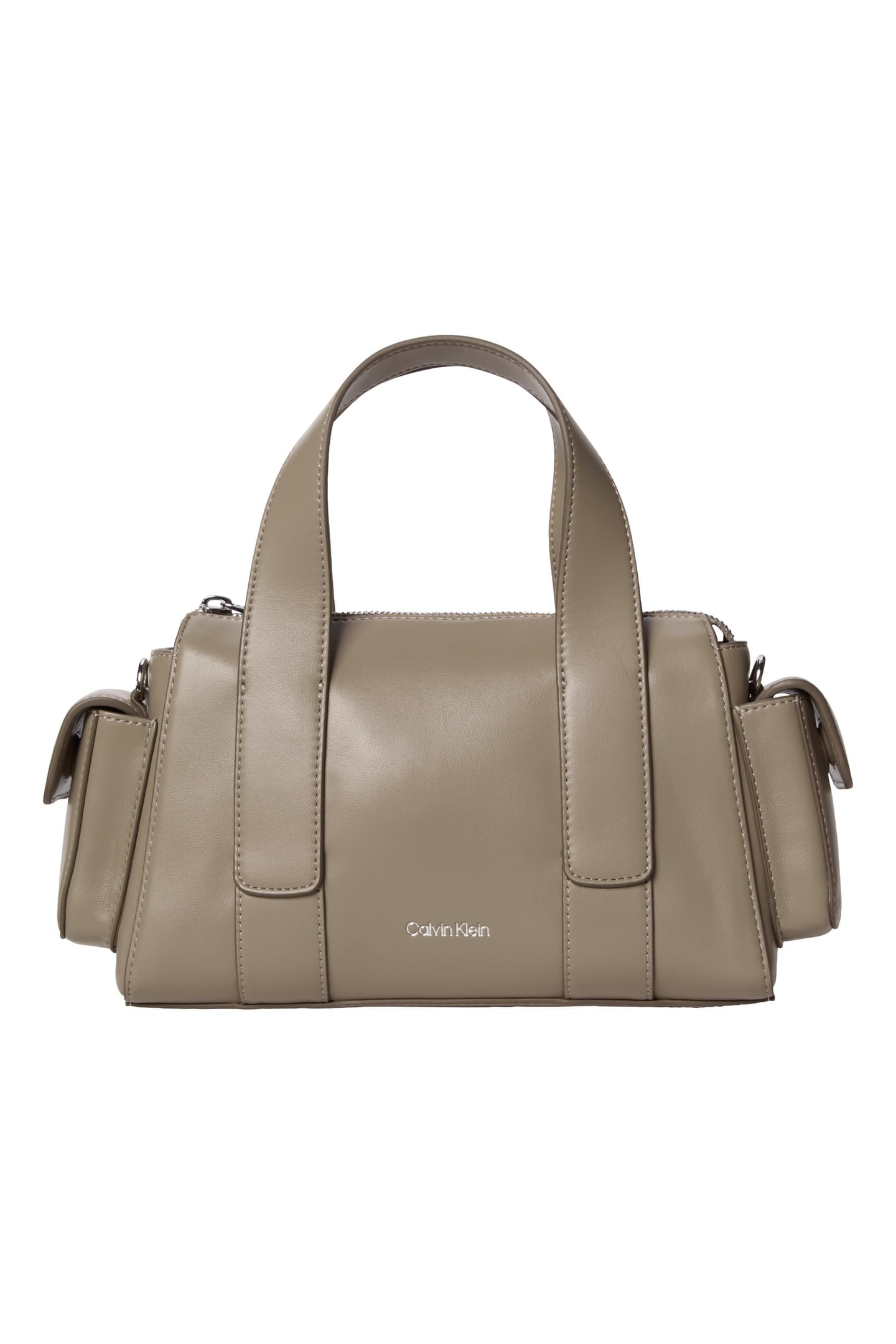 WEBBING STRAP POCKET CROSSOVER BAG DESERT TAUPE 1