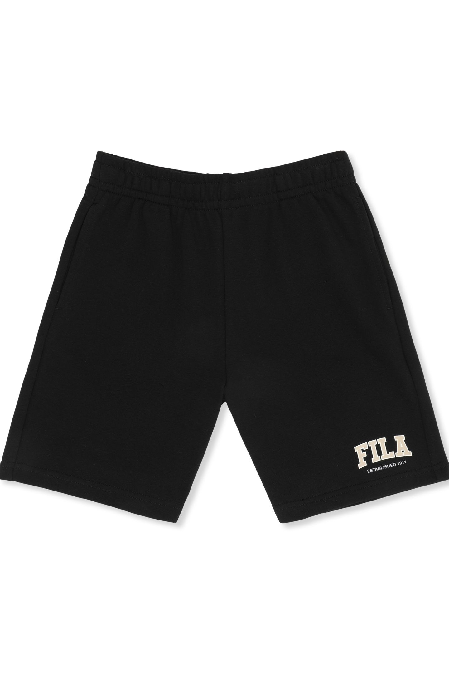 RIFREDI REGULAR GRAPHIC SWEAT SHORTS BLACK 1