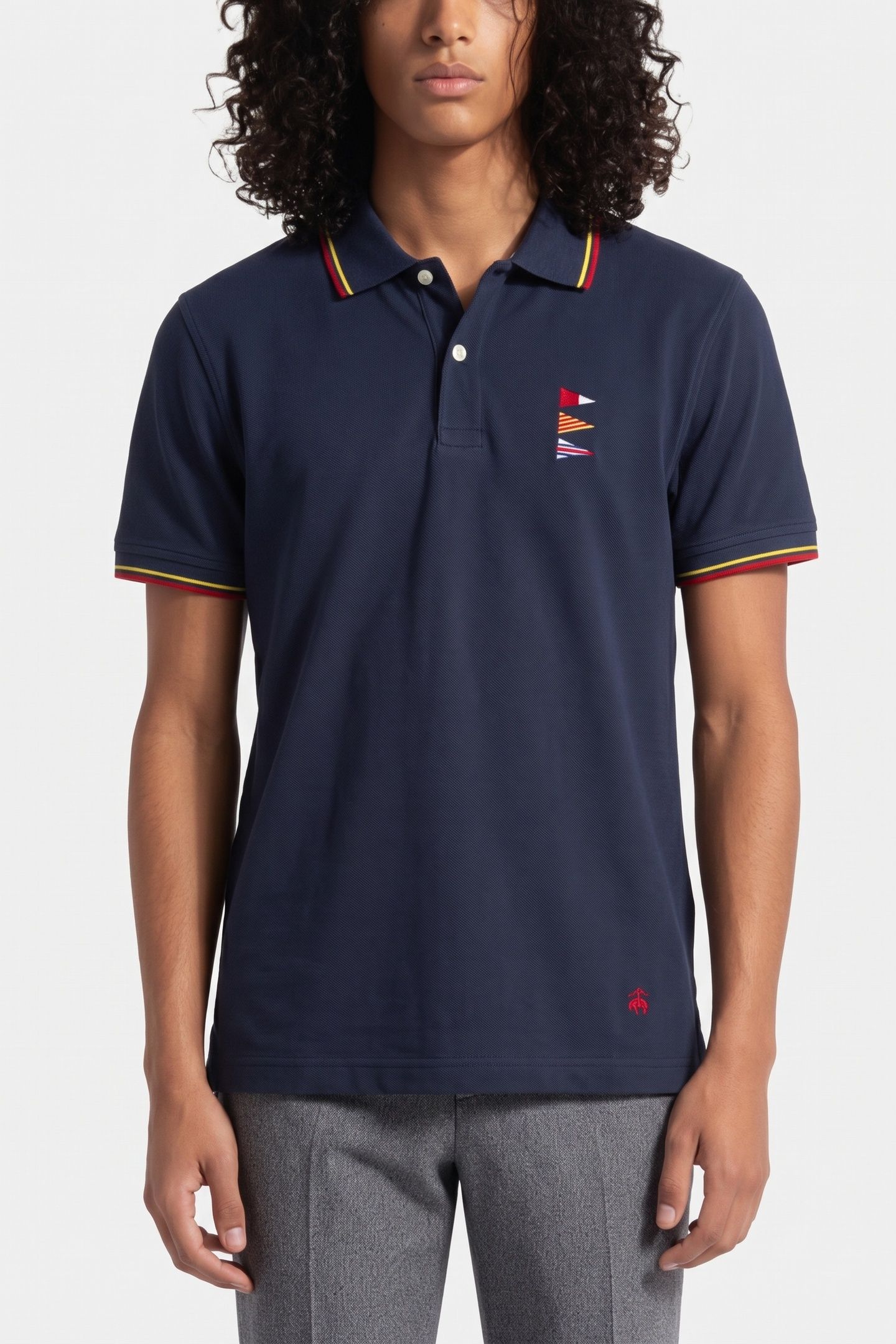 PIQUE POLO NAVY MULTI 1