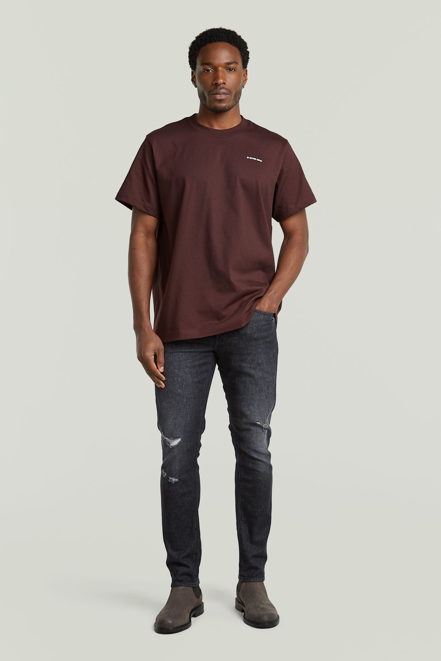 CHEST LOGO LOOSE R T PURPLE 4