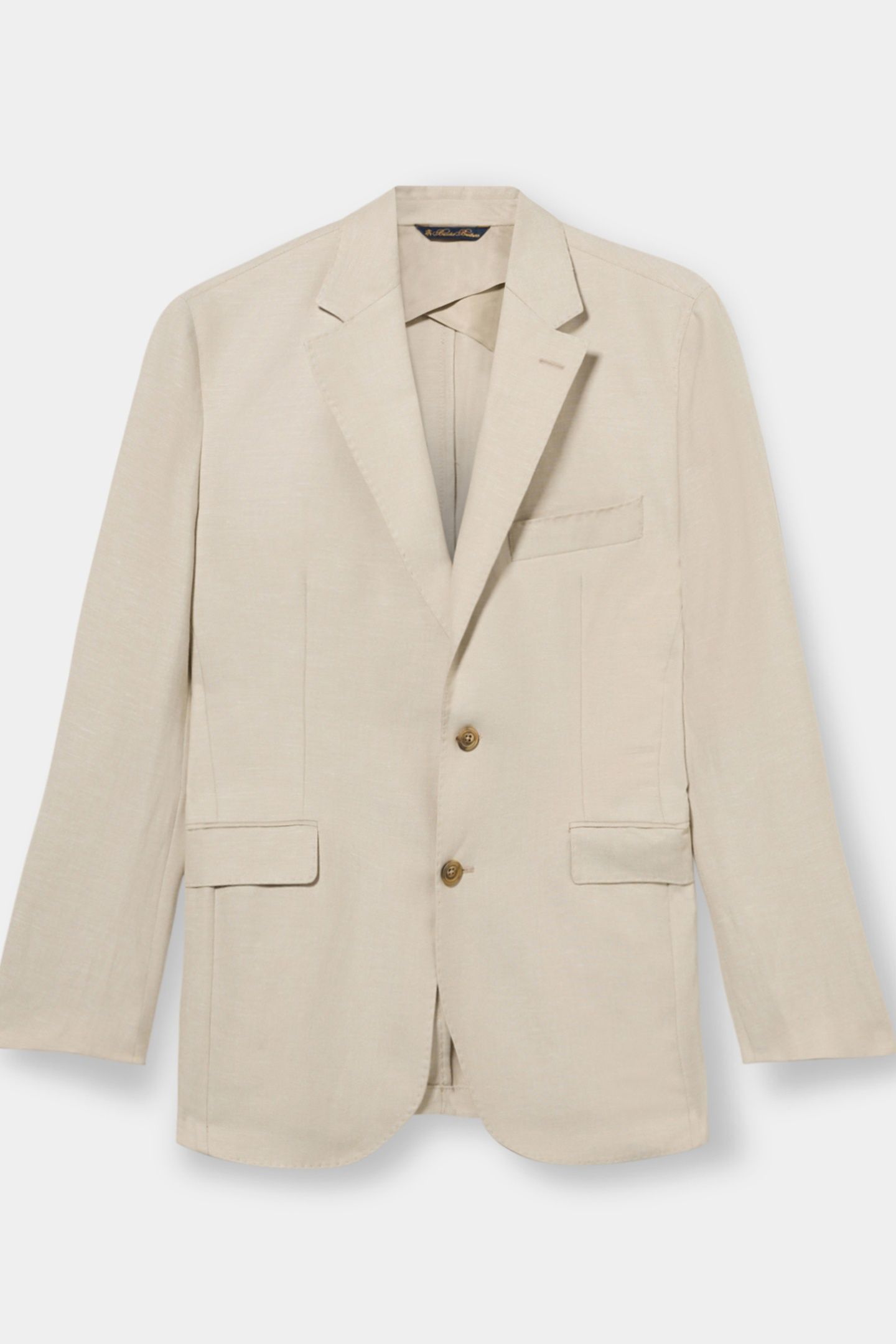 JACKET REGULAR LINING LINEN NATURAL 3