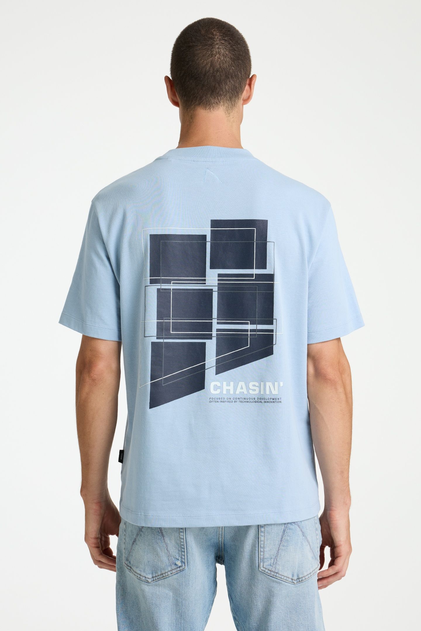 DEXX T-SHIRT SHORT SLEEVE S. CHAMBRAY 2