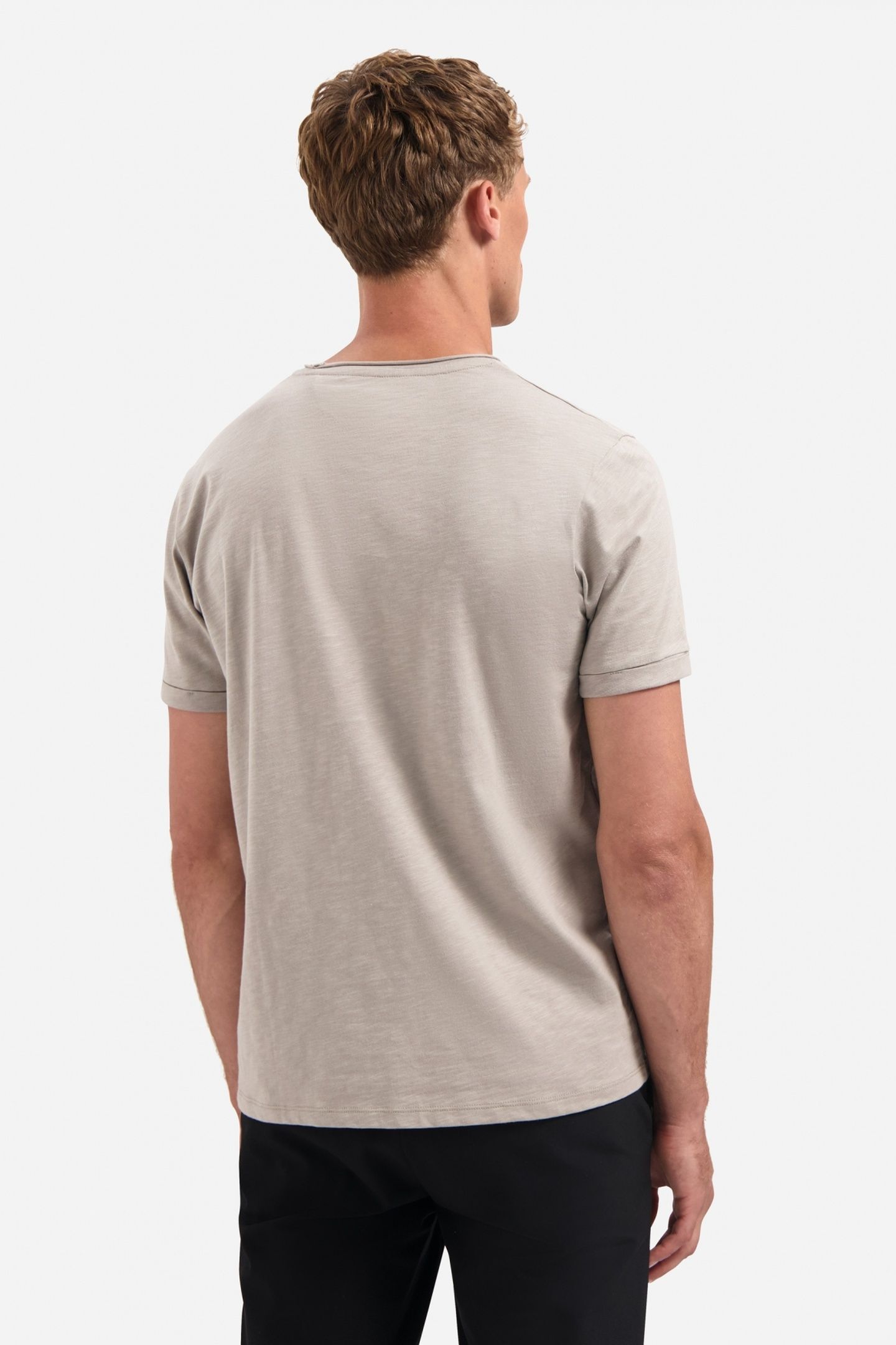 T-SHIRT CREWNECK SLUB CLAY 4