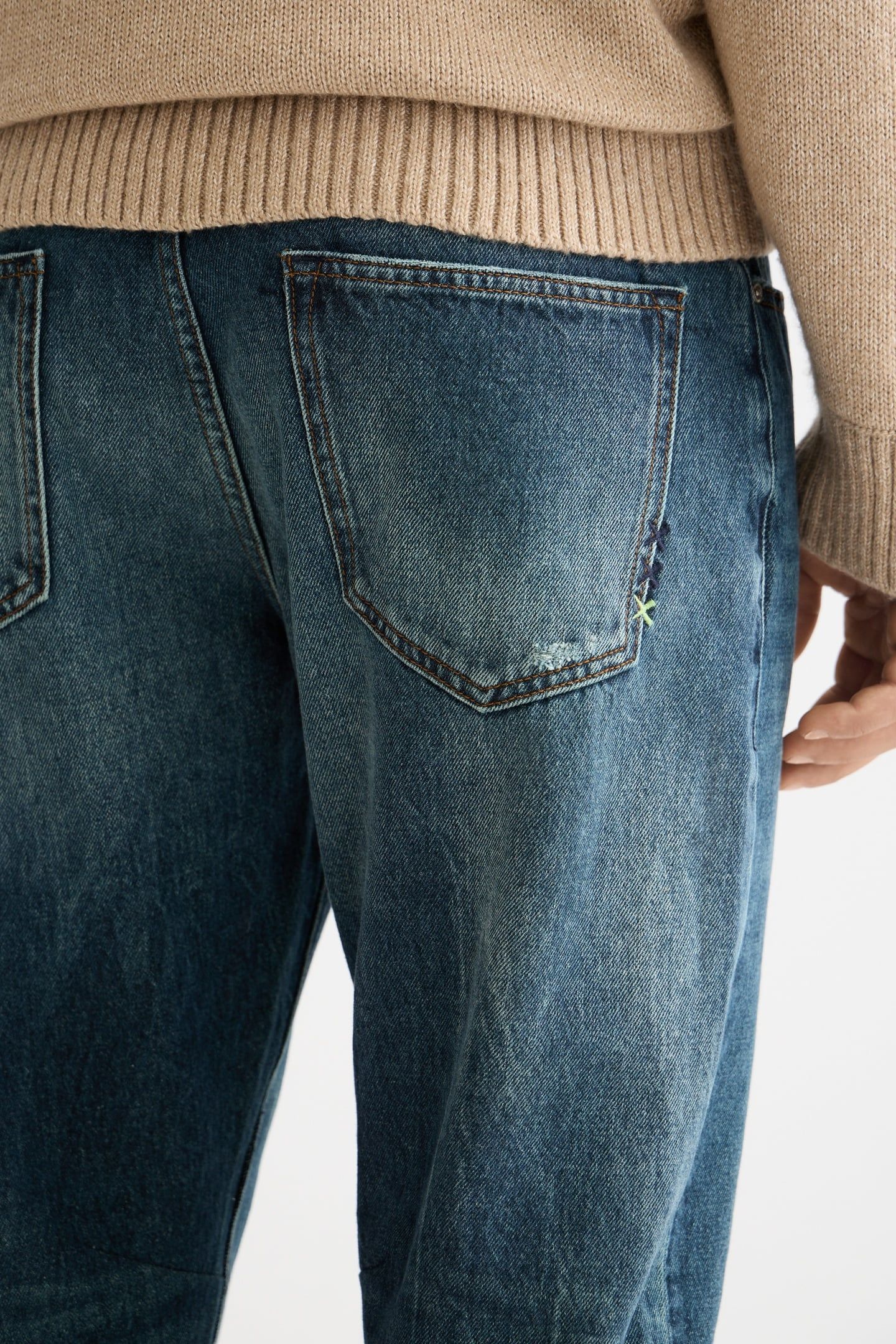 DEAN LOOSE TAPERED JEANS-GREEN TOUCH GREEN TOUCH 4