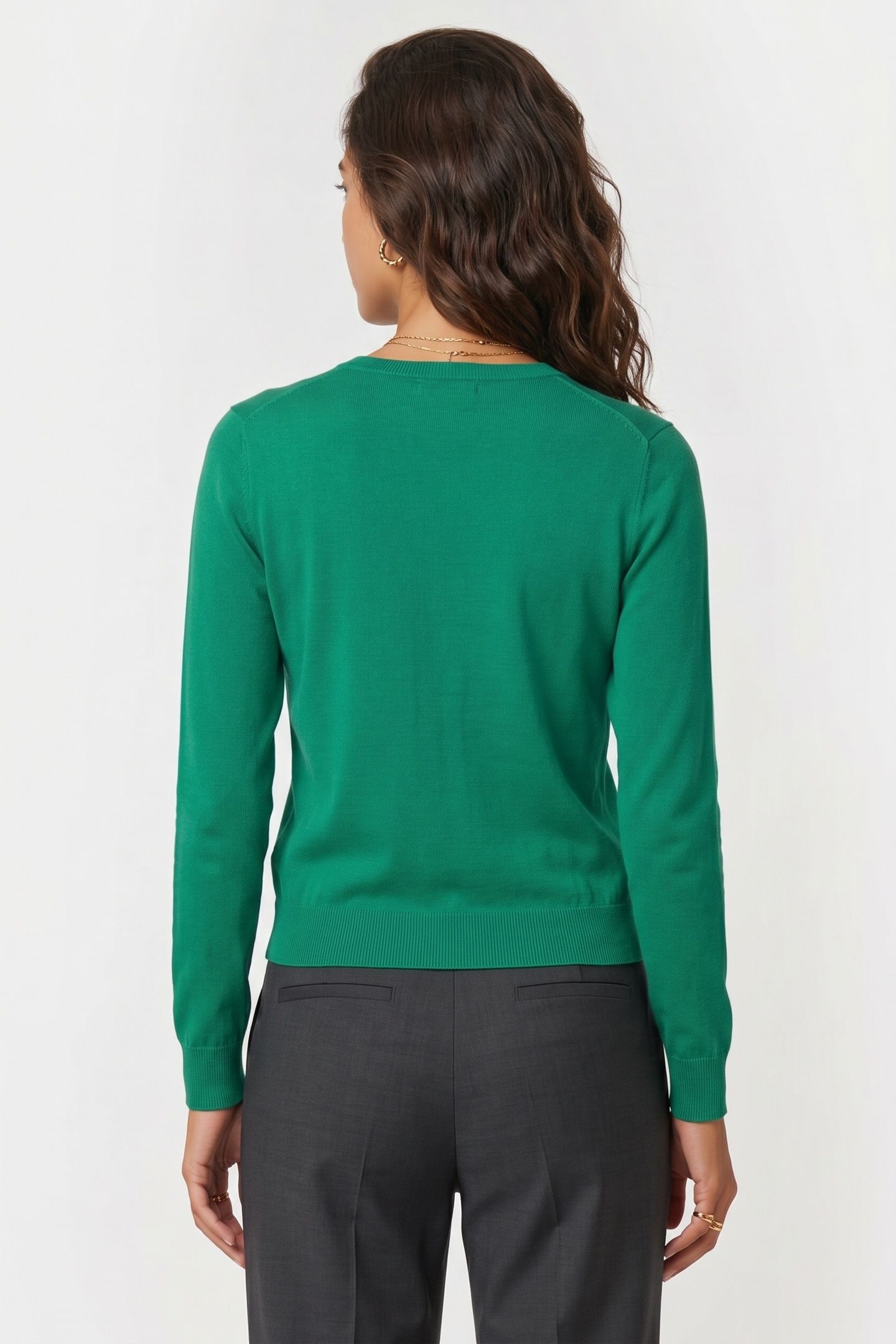 CARDIGAN COTTON GREEN 2