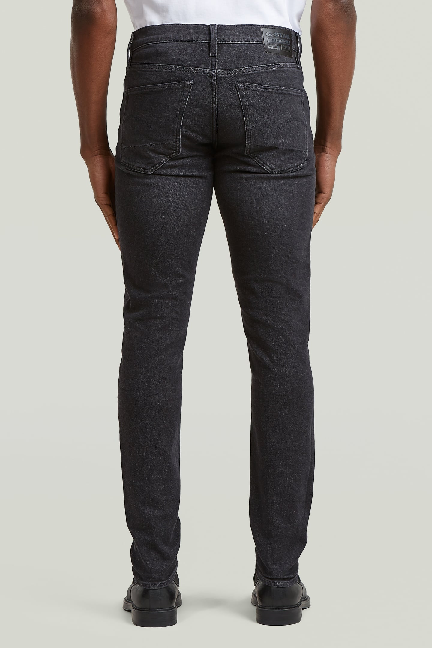 3301 SLIM JEANS DARK GREY 2