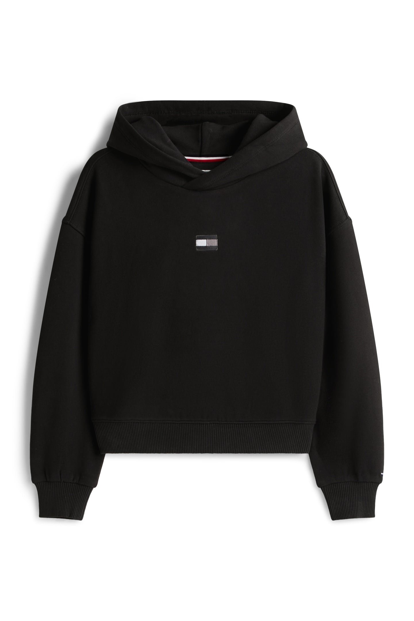 GIRLS TONAL FLAG HOODIE BLACK 4