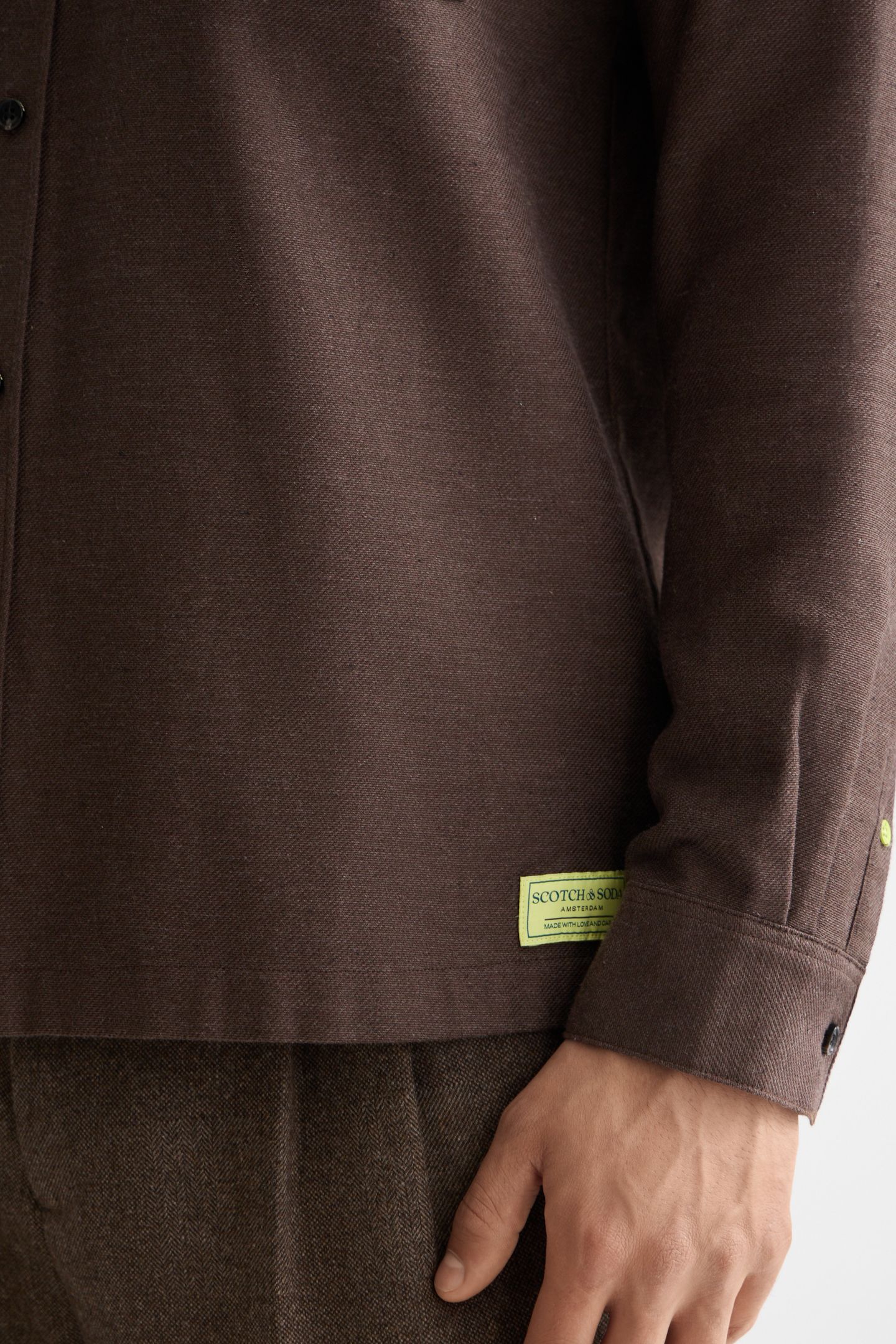 MELANGE RELAXED-FIT SHIRT DEMITASSE MELANGE 6