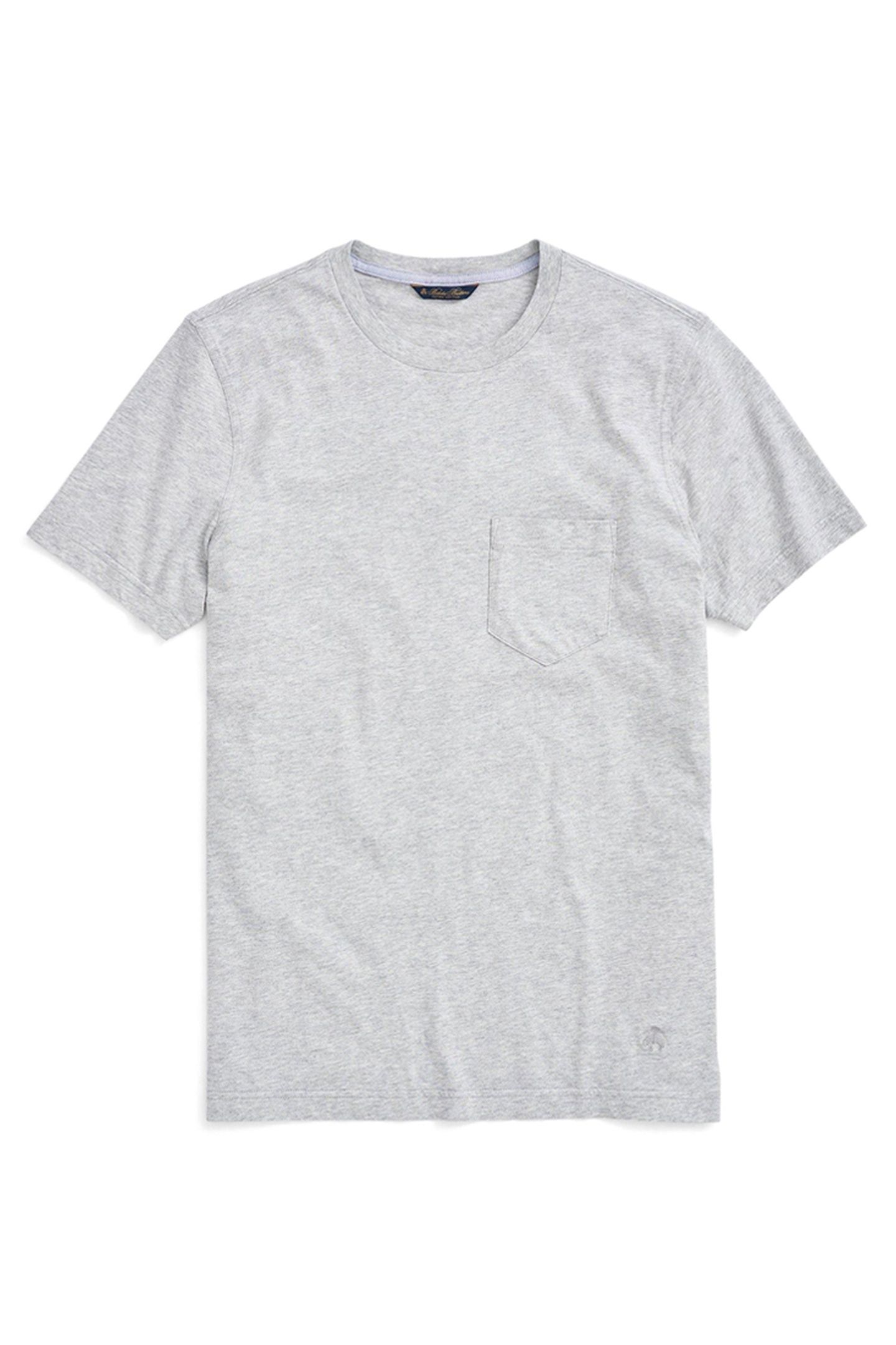 SUPIMA CREWNECK COTTON T-SHIRT GREY 5