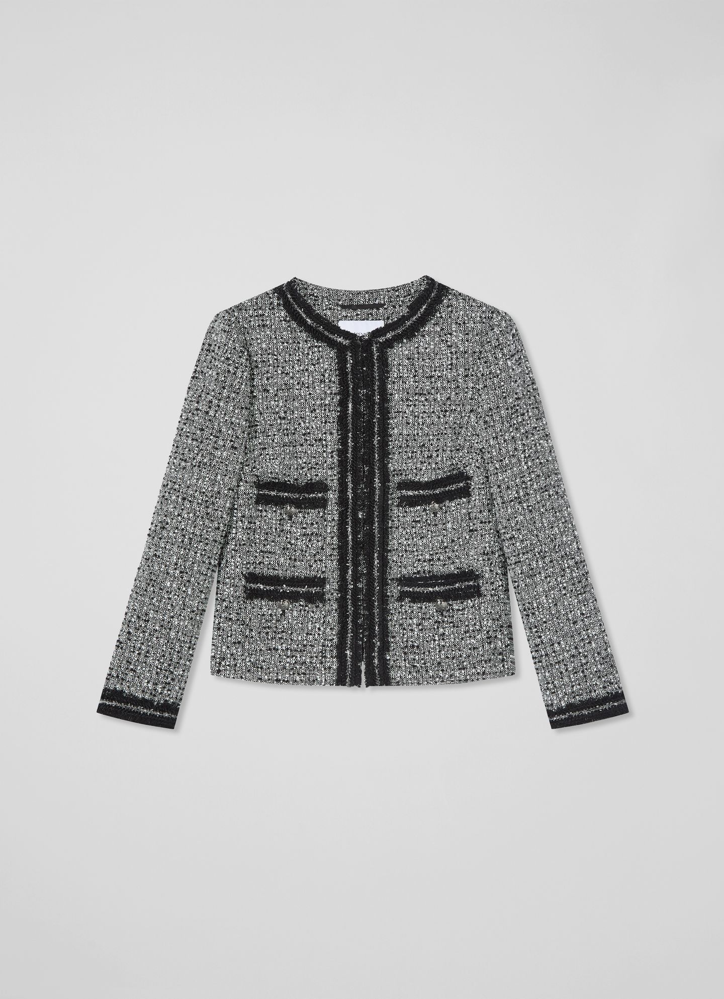 CHARLIE JACKET BLACK/CREAM 4