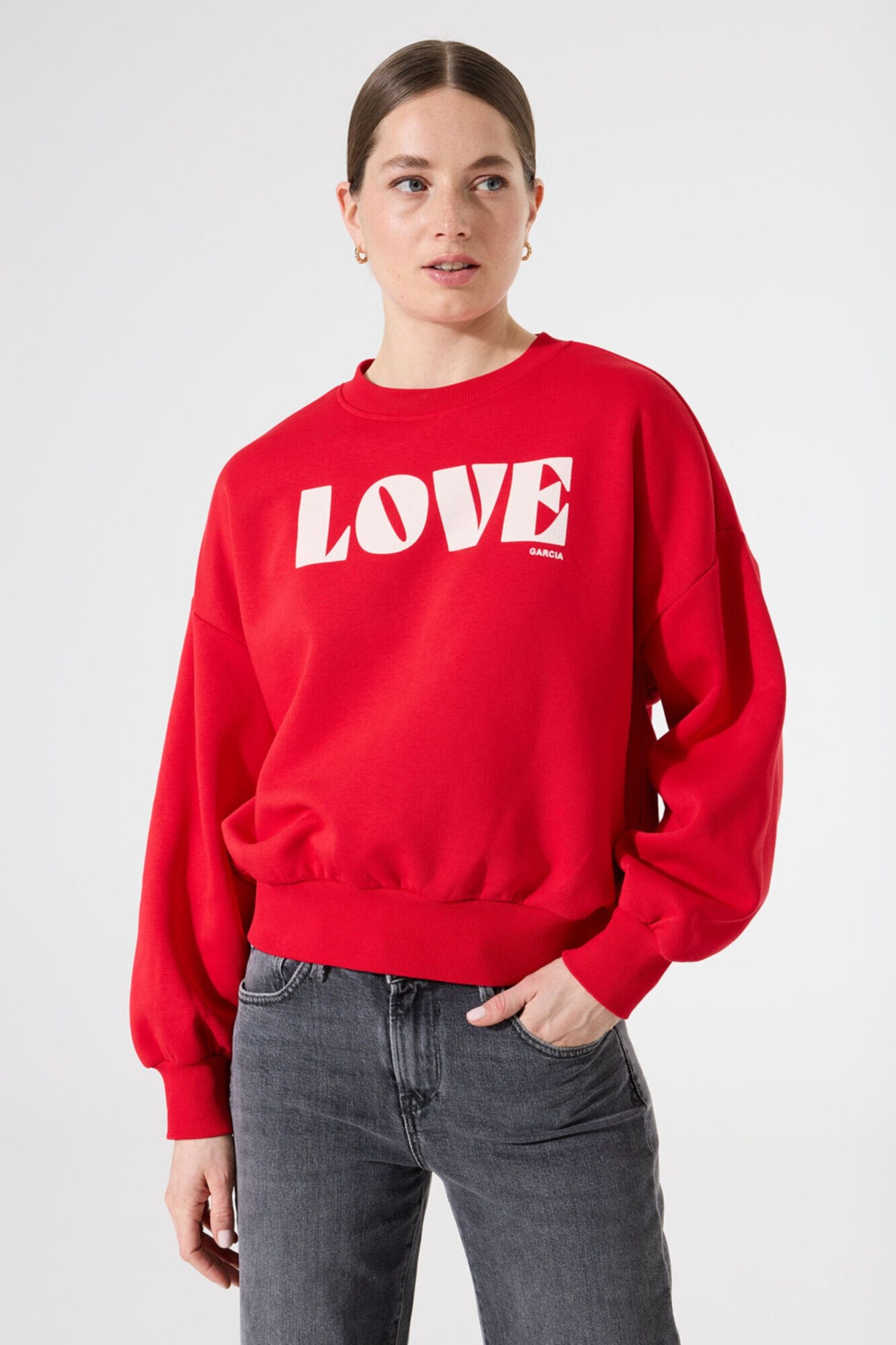 LADIES SWEAT TRUE RED 1