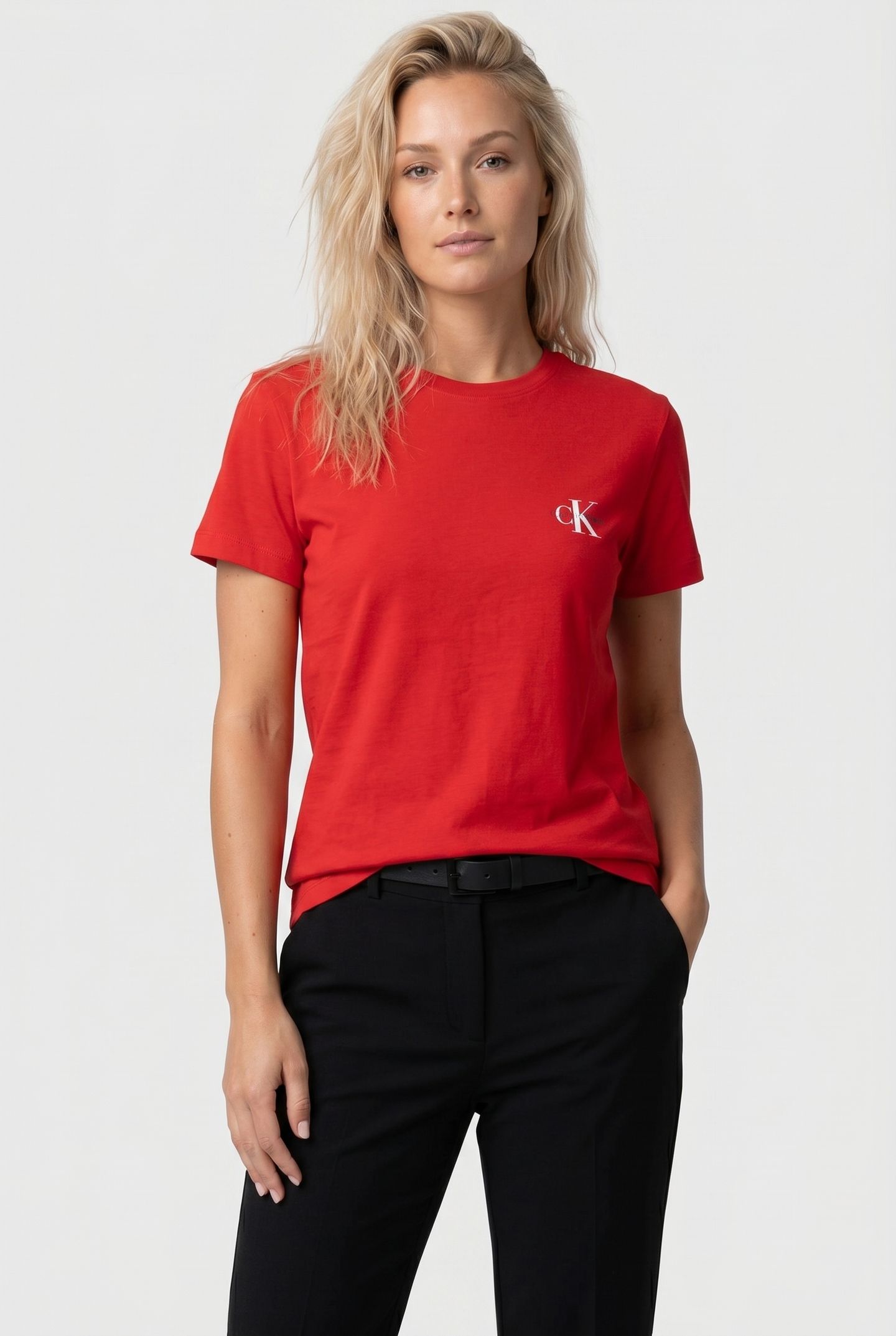 LOGO 2 PACK TEE ADRENALINE RUSH/BRILLIANT WHITE 2