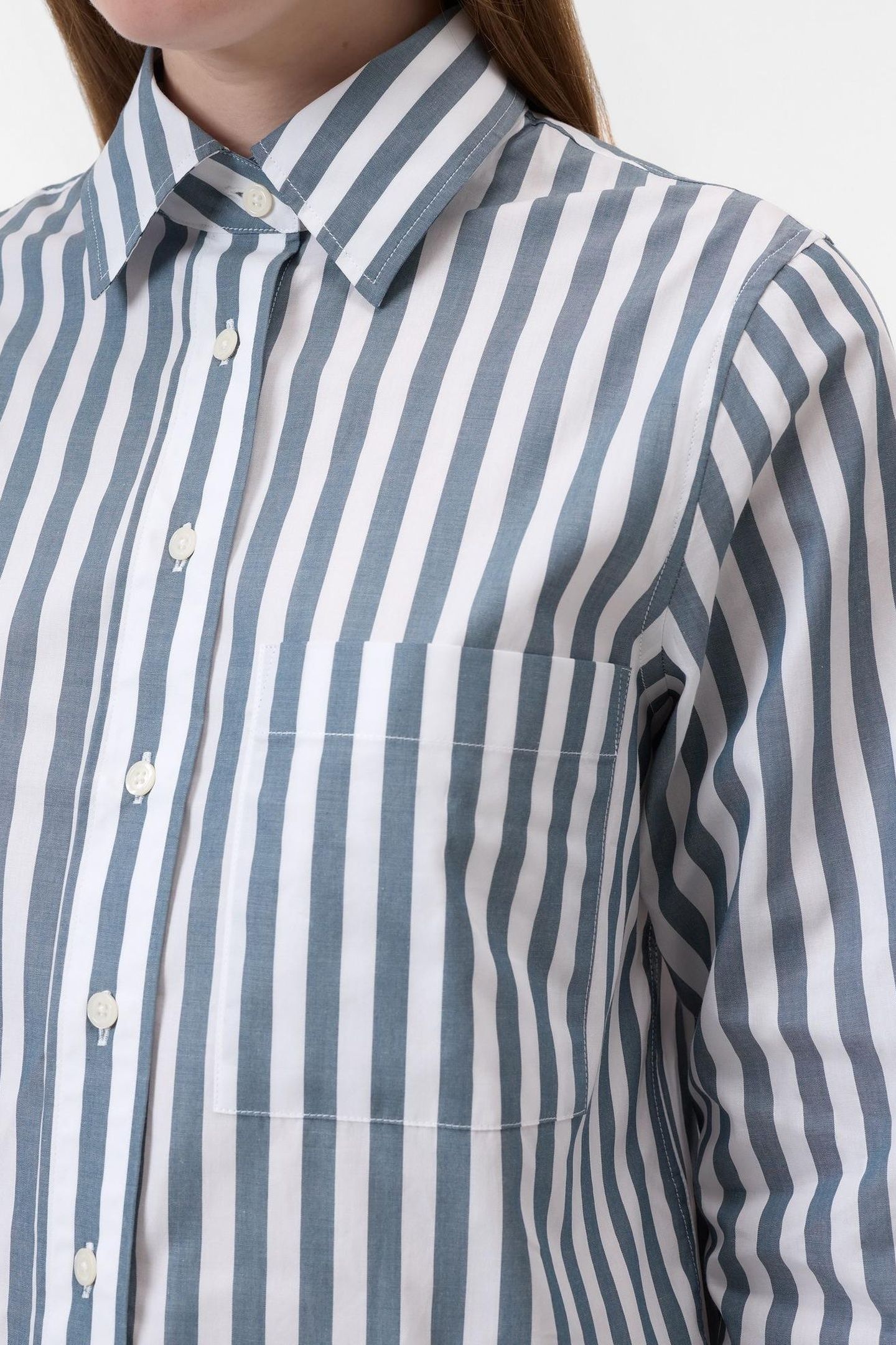 CROPPED CLASSIC SHIRT LED GREY 9