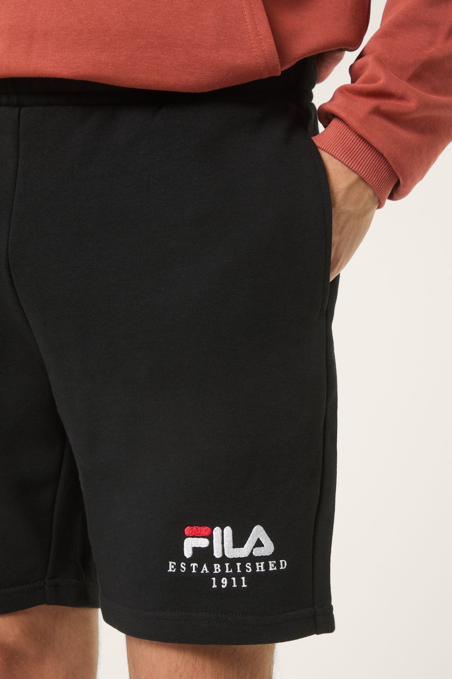 VALSERA REGULAR LOGO SWEAT SHORTS BLACK 6