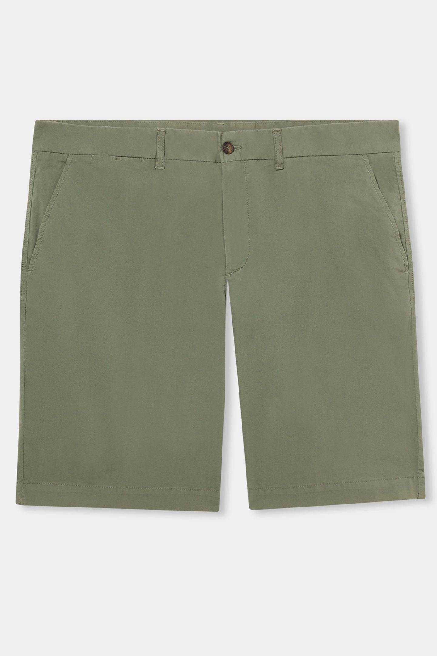 BERMUDA CLASSIC COTTON MILITARY GREEN 3