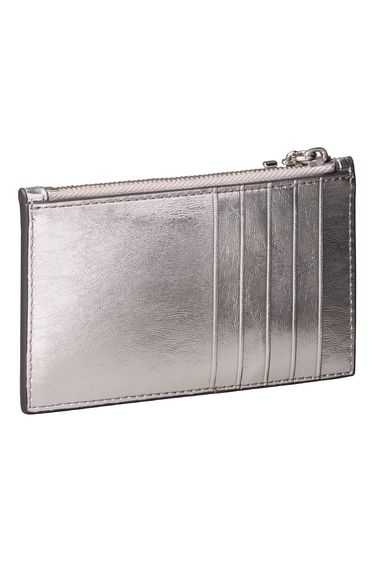 METALLIC 6CC ZIP CROSSOVER BAG SILVER METALLIC 2