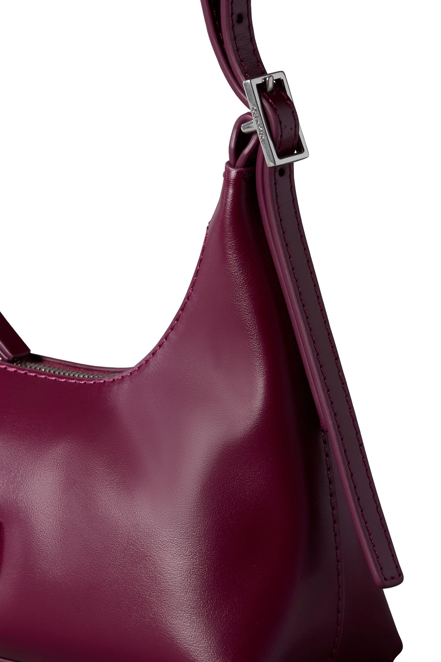 EMBLEM LEATHER MINI SHOULDER BAG ALLURING PINK 5