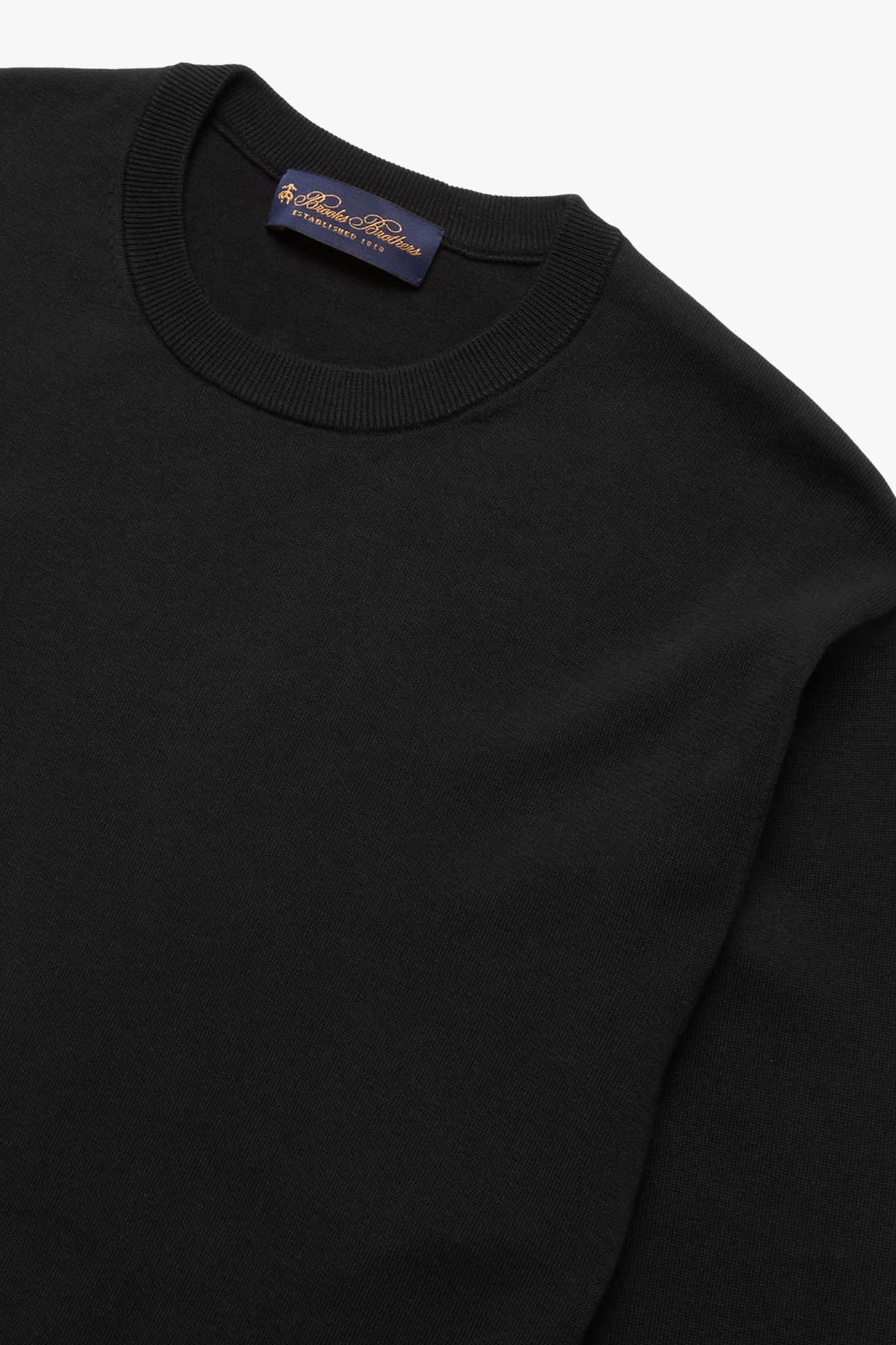 COTTON CREWNECK BLACK 5